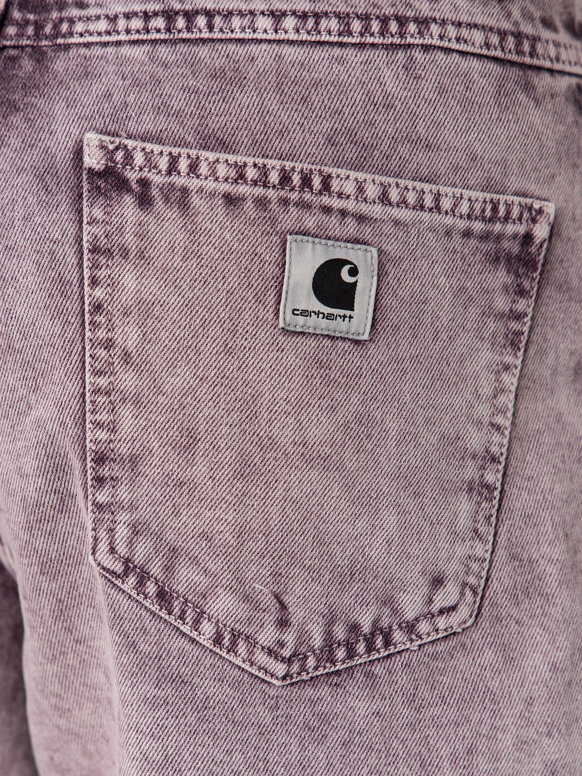 Szorty Carhartt WIP Brandon Wmn (cozy purple chalk wash)