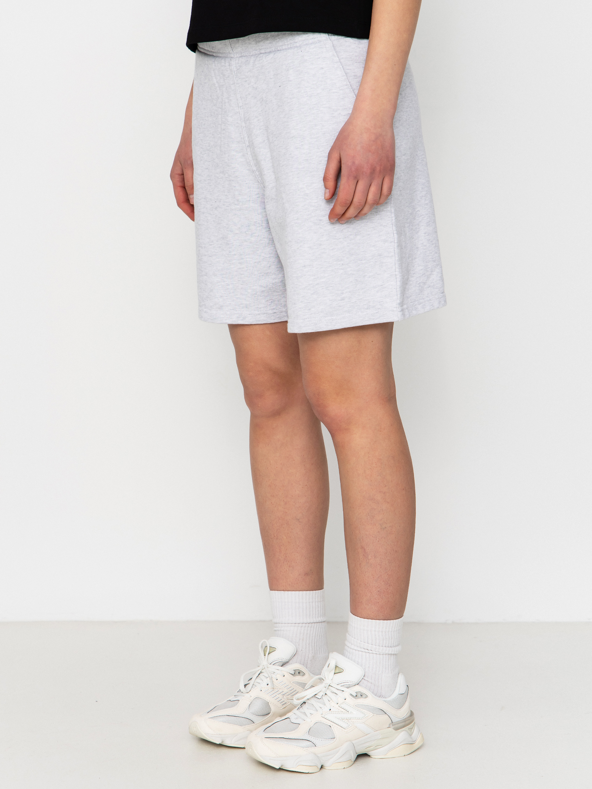 Szorty Carhartt WIP Brenta Wmn (ash heather/white)