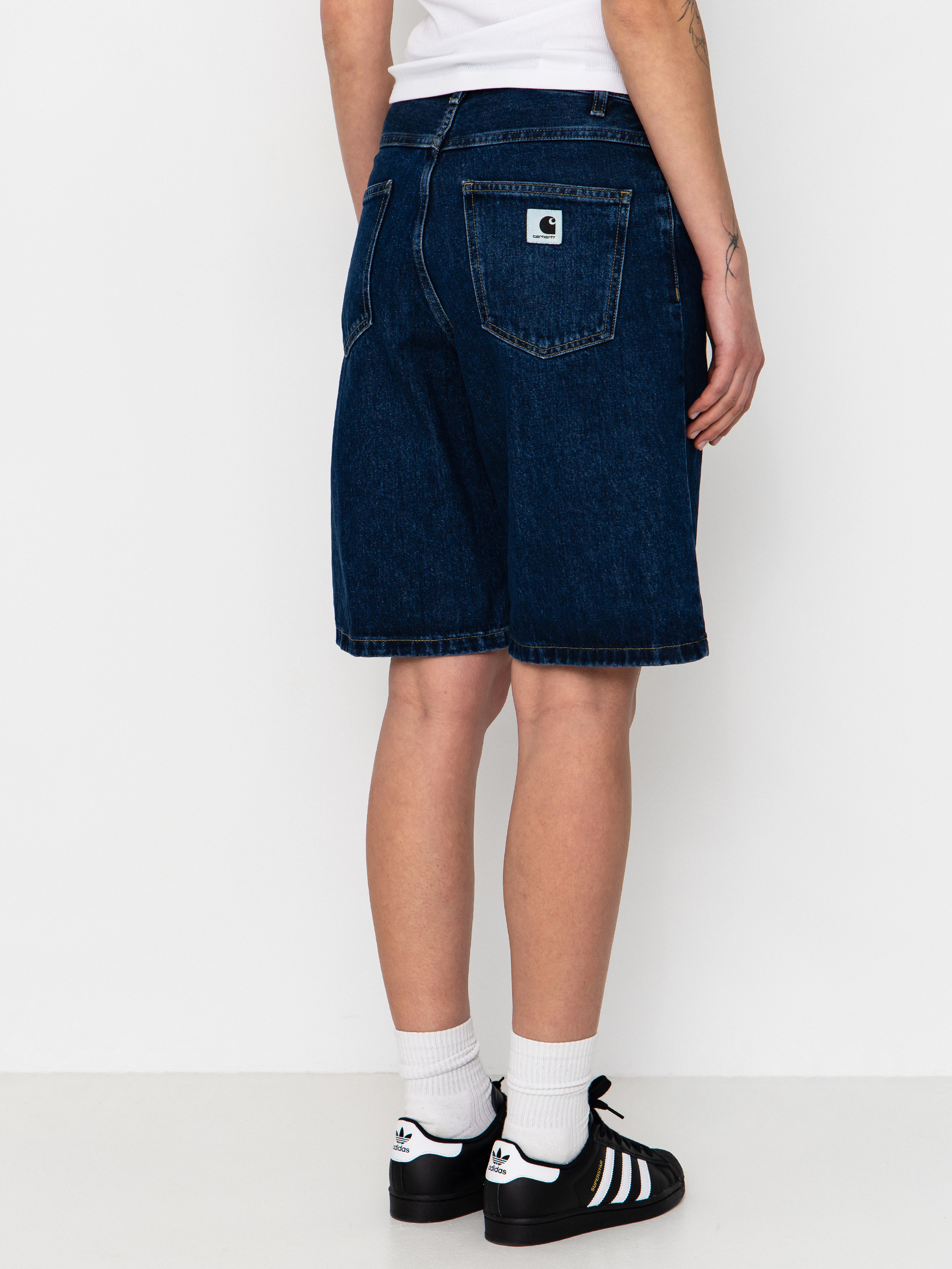 Szorty Carhartt WIP Brandon Wmn (blue stone washed)