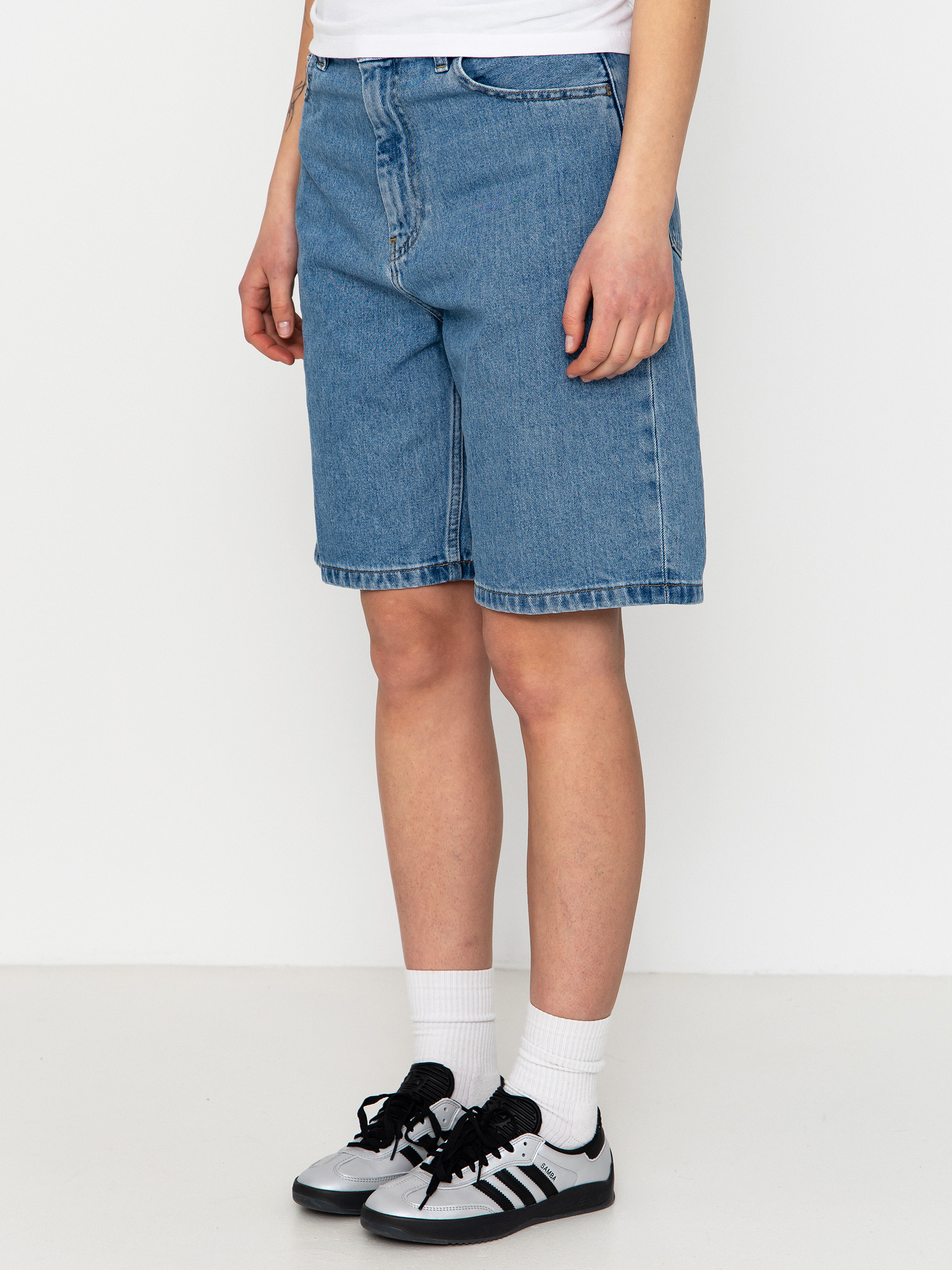 Szorty Carhartt WIP Brandon Wmn (blue stone bleached)