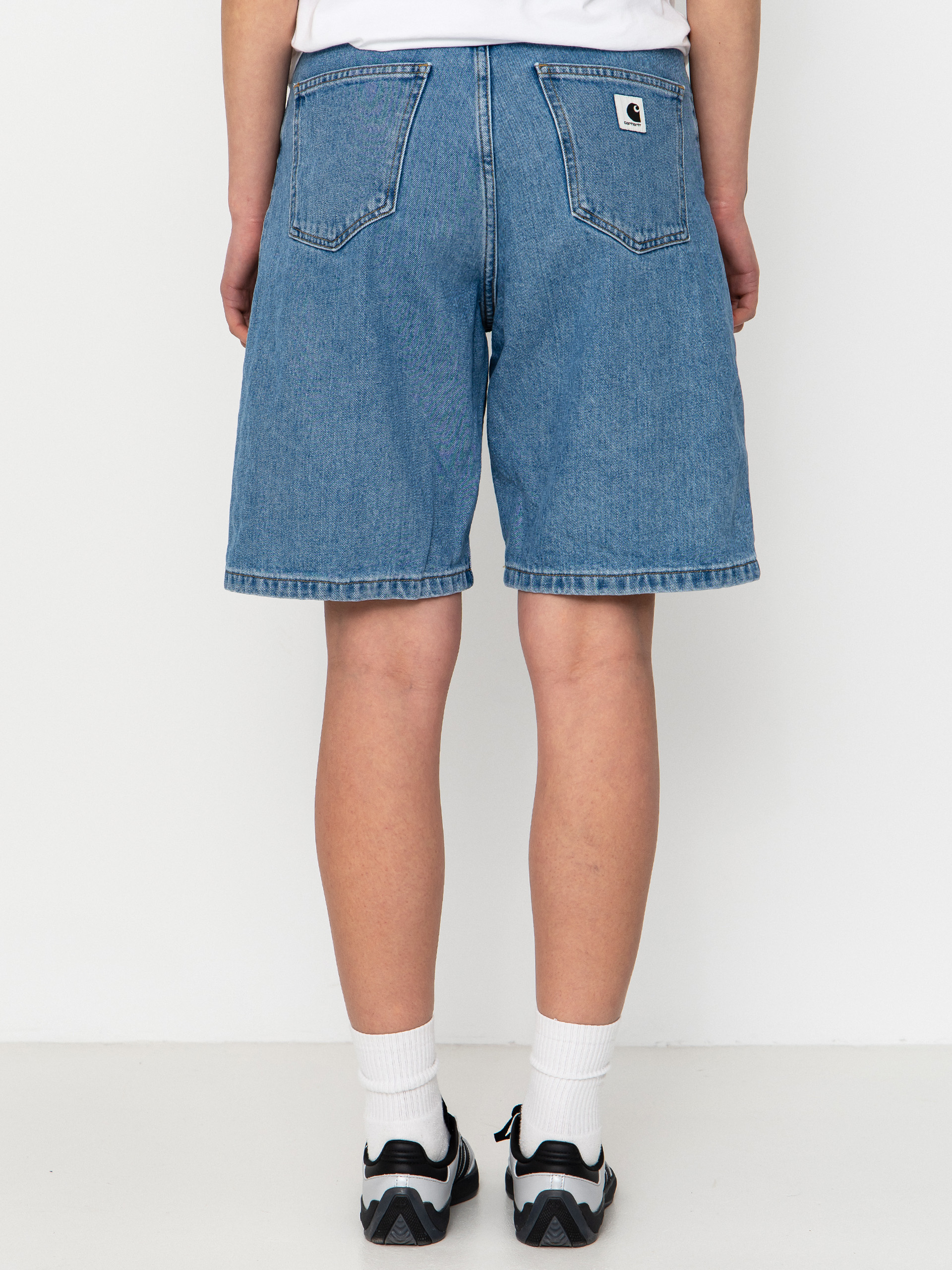 Szorty Carhartt WIP Brandon Wmn (blue stone bleached)
