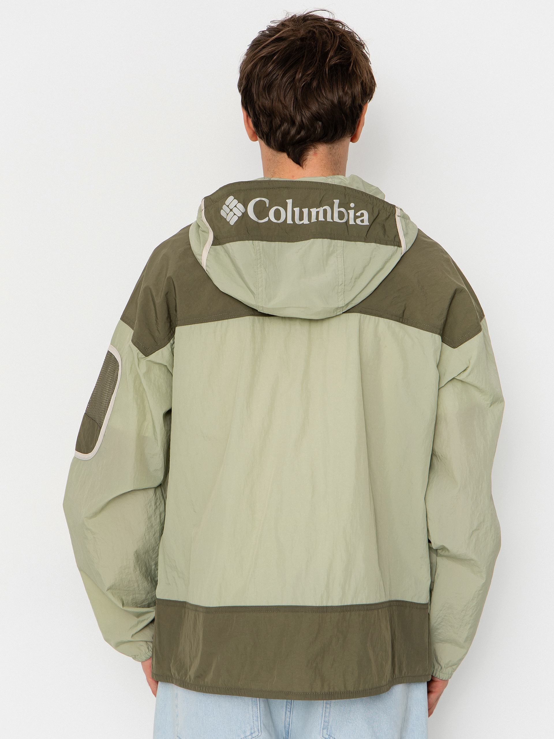 Kurtka Columbia Challenger II Windbreaker (safari/stone green)