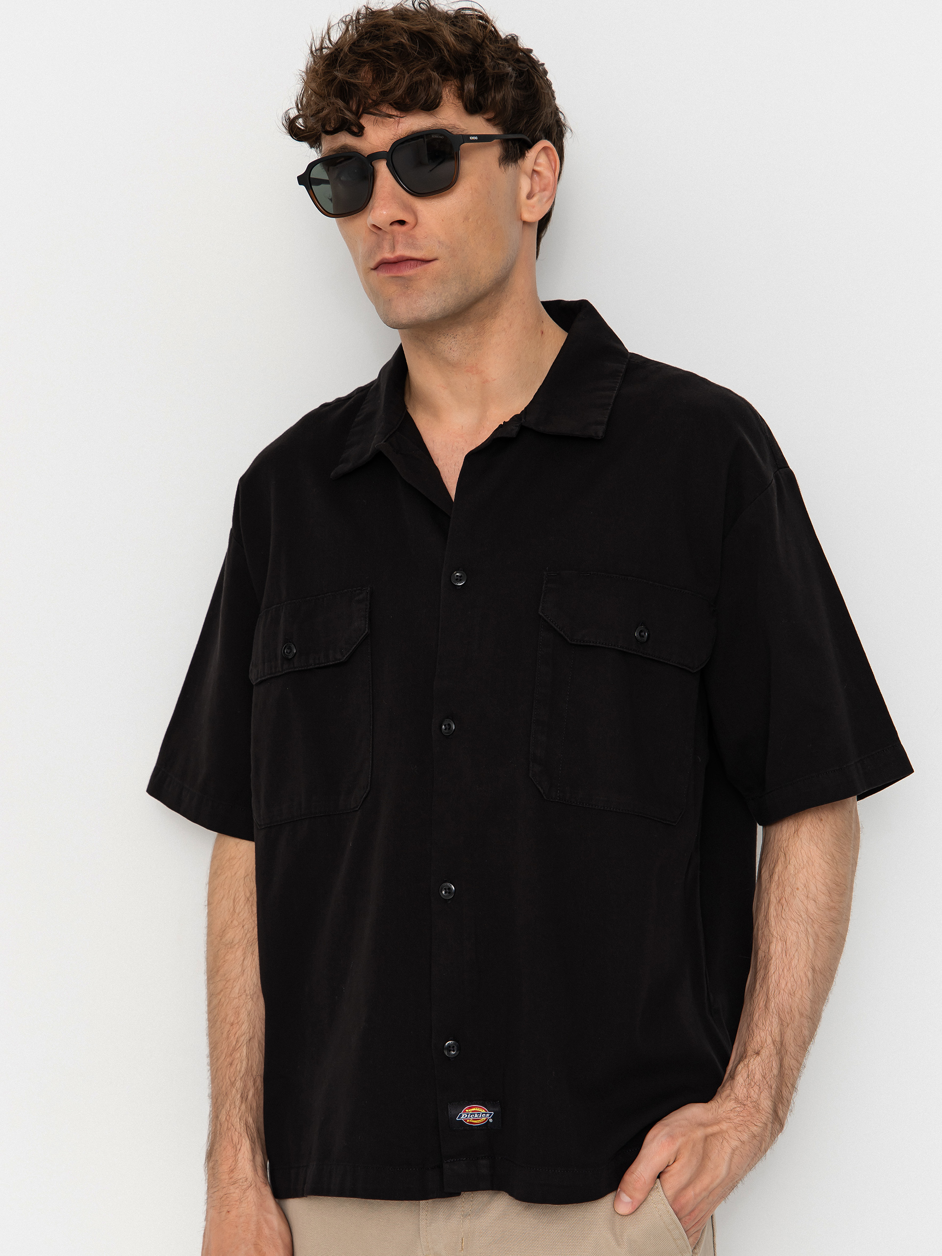 Koszula Dickies 247 Garment Dyed Work (black)