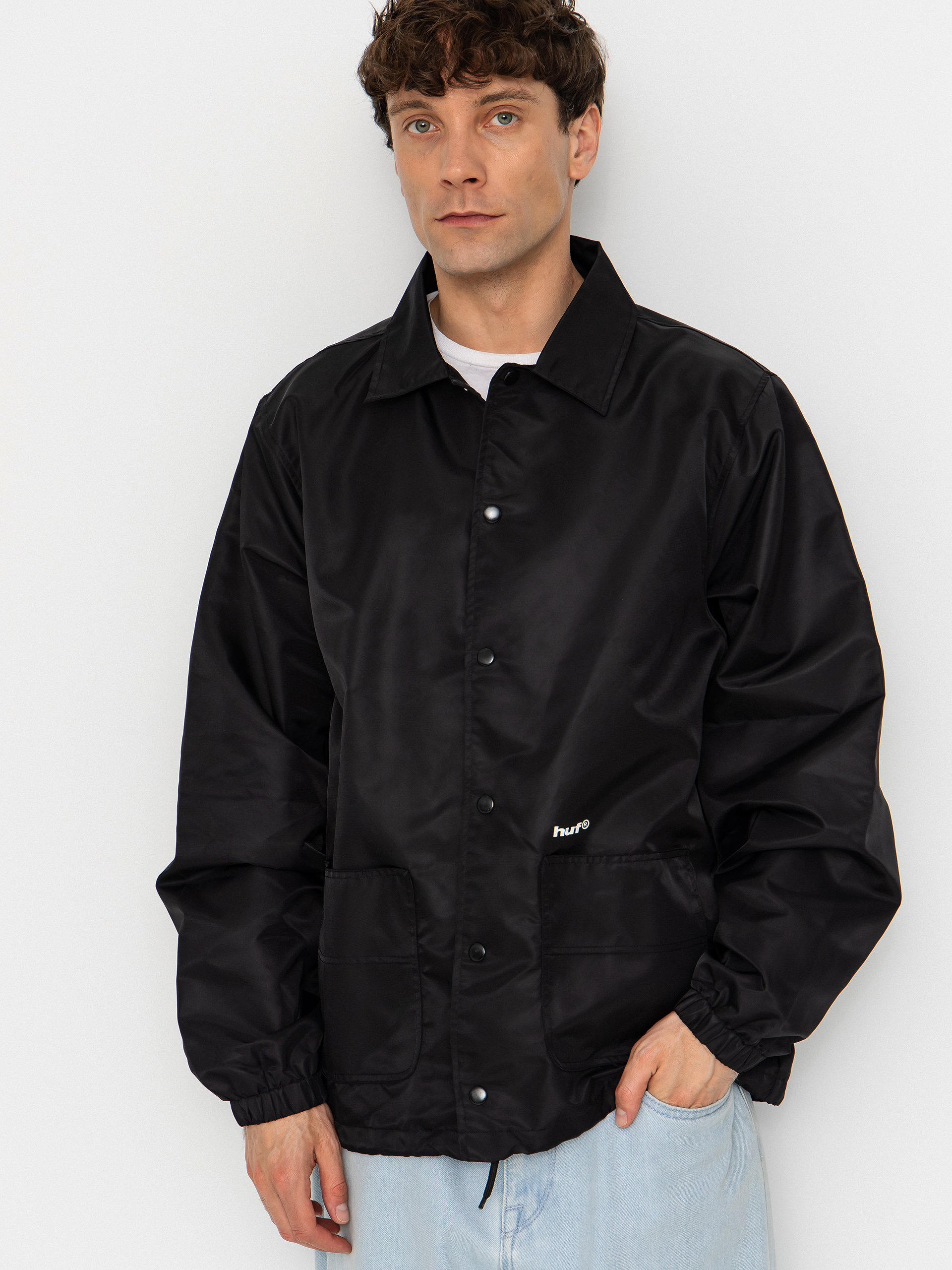 Kurtka HUF 89 Coaches (black/white)