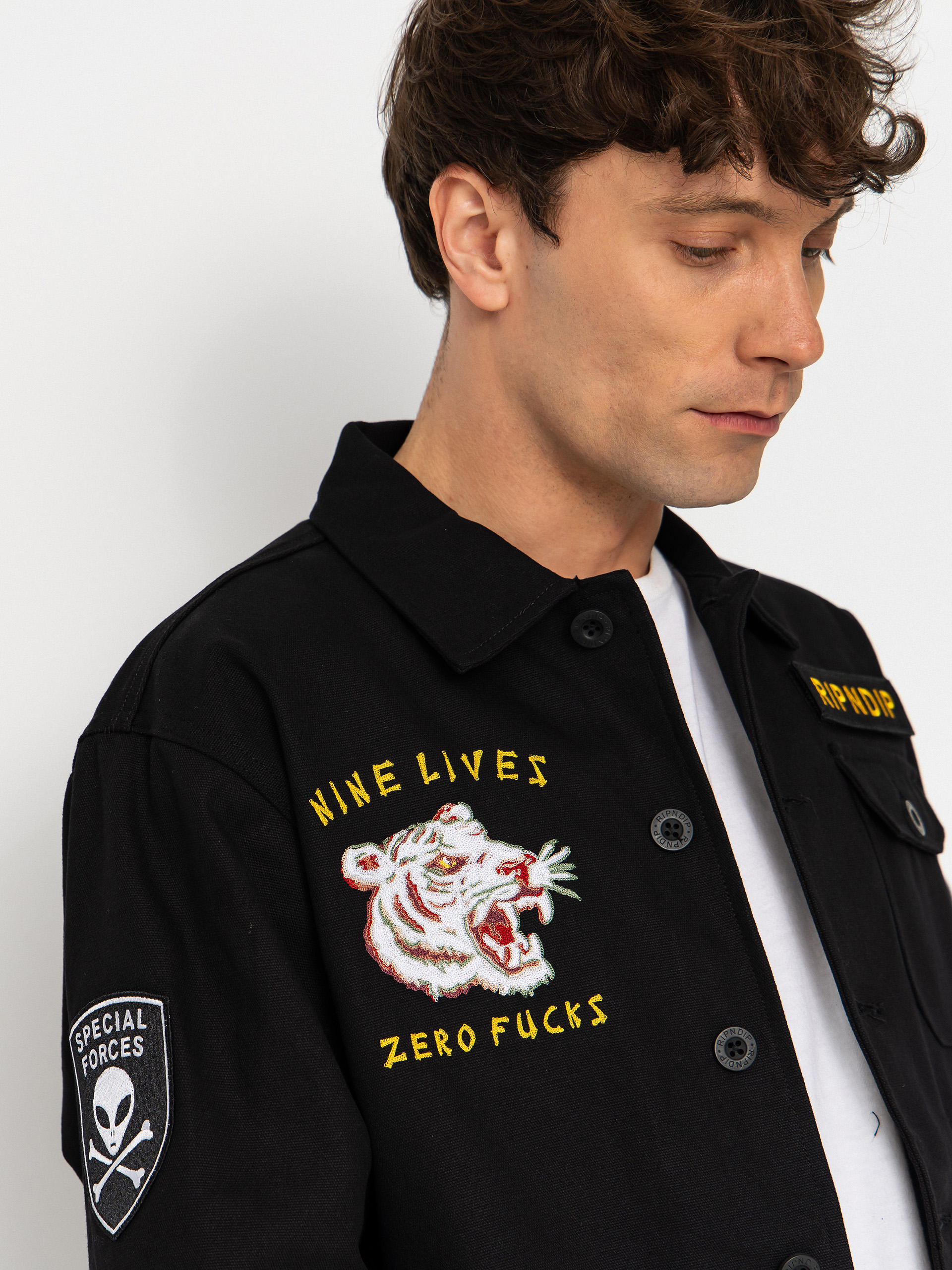 Kurtka RipNDip Nine Militarty (black)