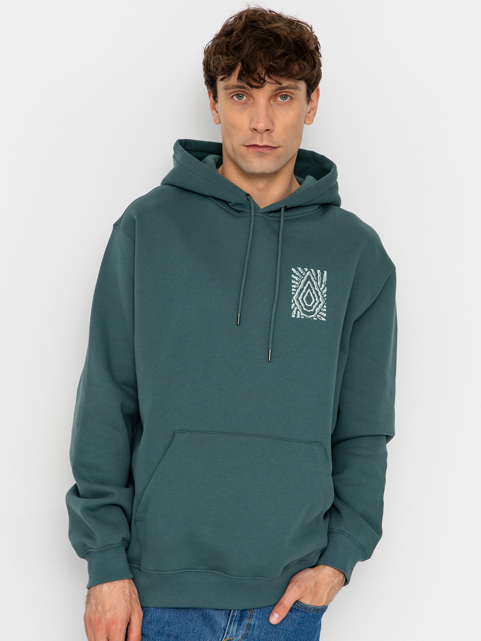 Bluza z kapturem Volcom Watanite HD (rifle green)