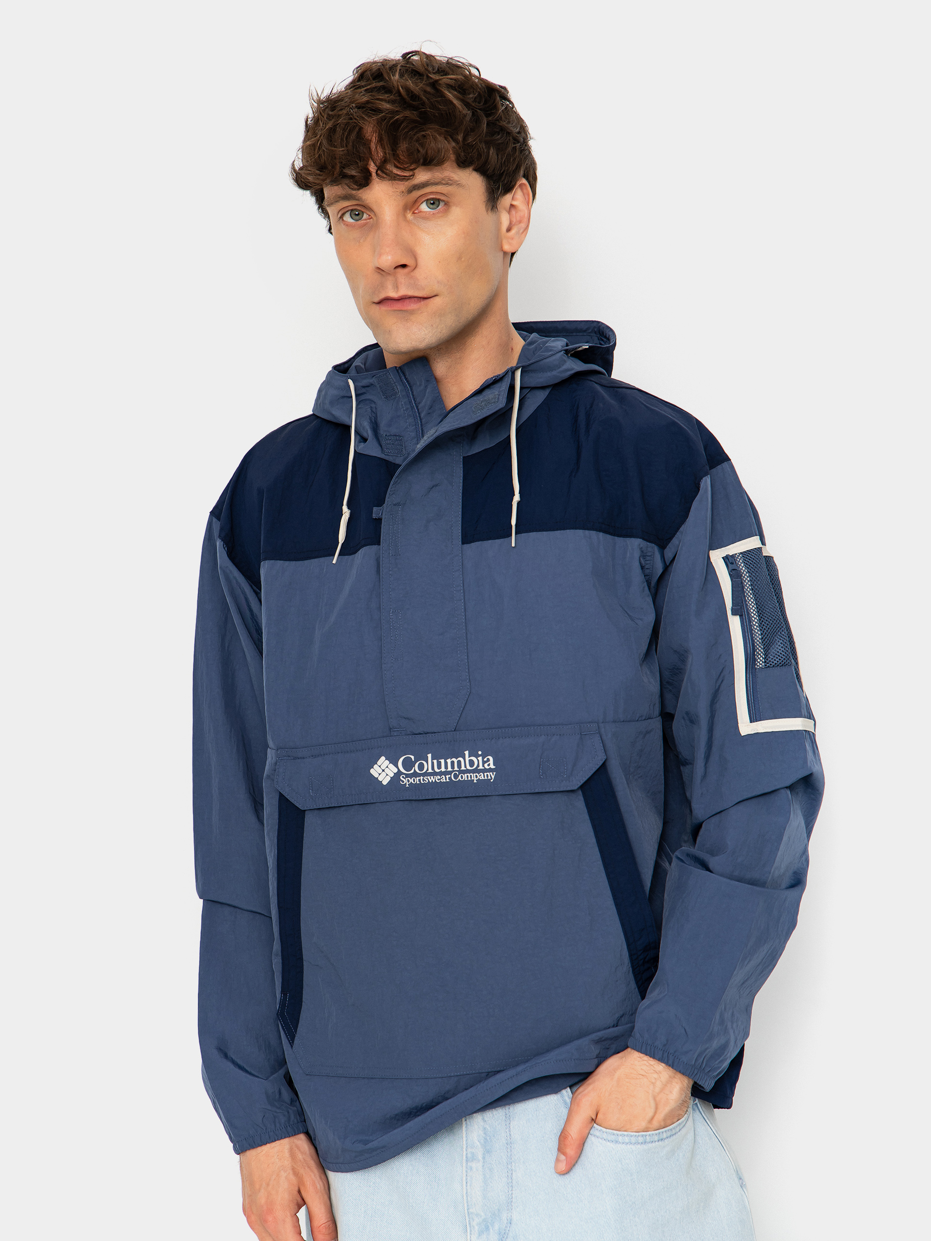 Kurtka Columbia Challenger Windbreaker Anorak (dark mountain/collegiate navy)