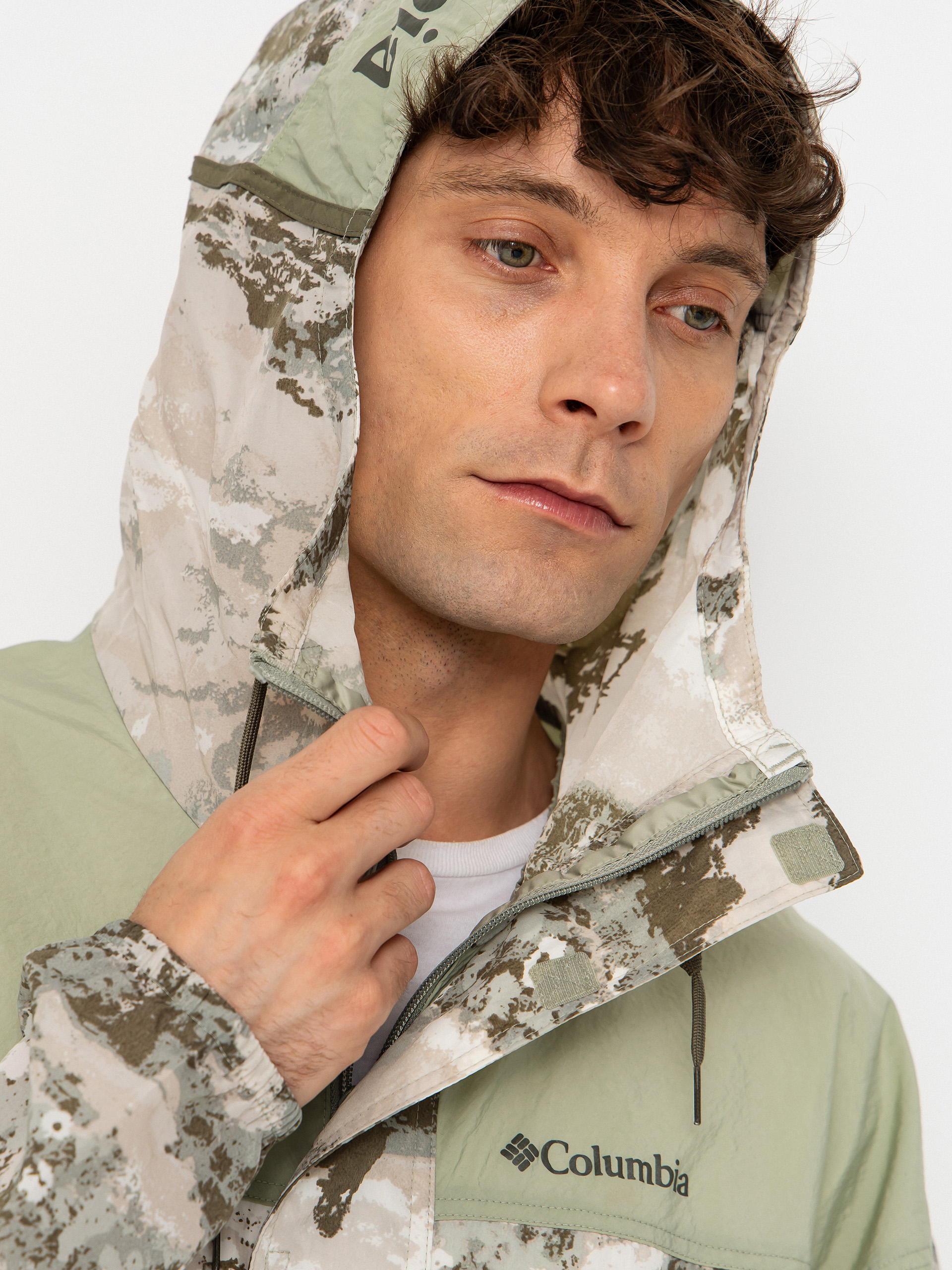 Kurtka Columbia Challenger II Novelty Windbreaker (safari fieldaze/safari)