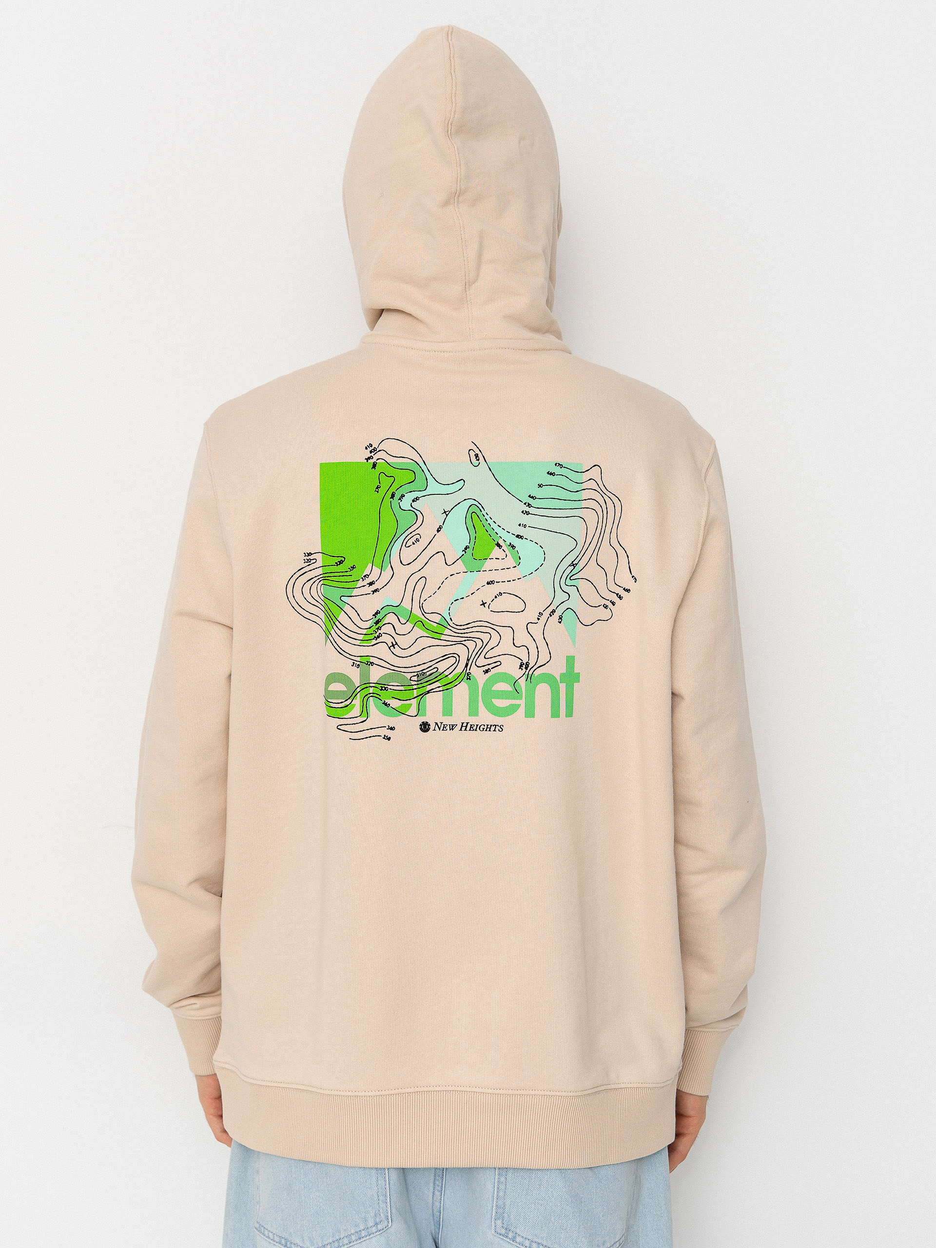 Bluza z kapturem Element New Heights HD (oat milk)