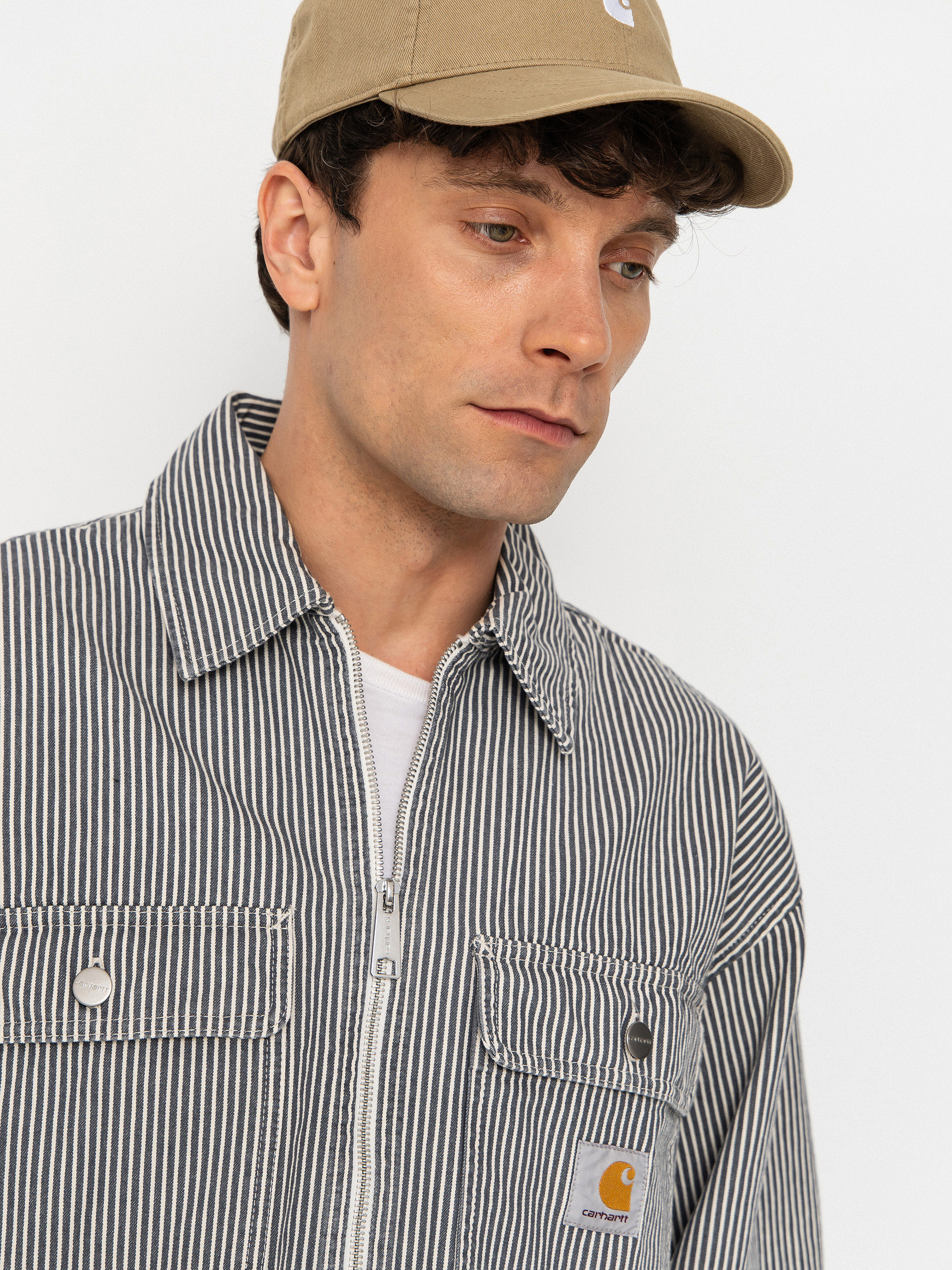 Kurtka Carhartt WIP Mercer (mercer stripe/graphite/wax)