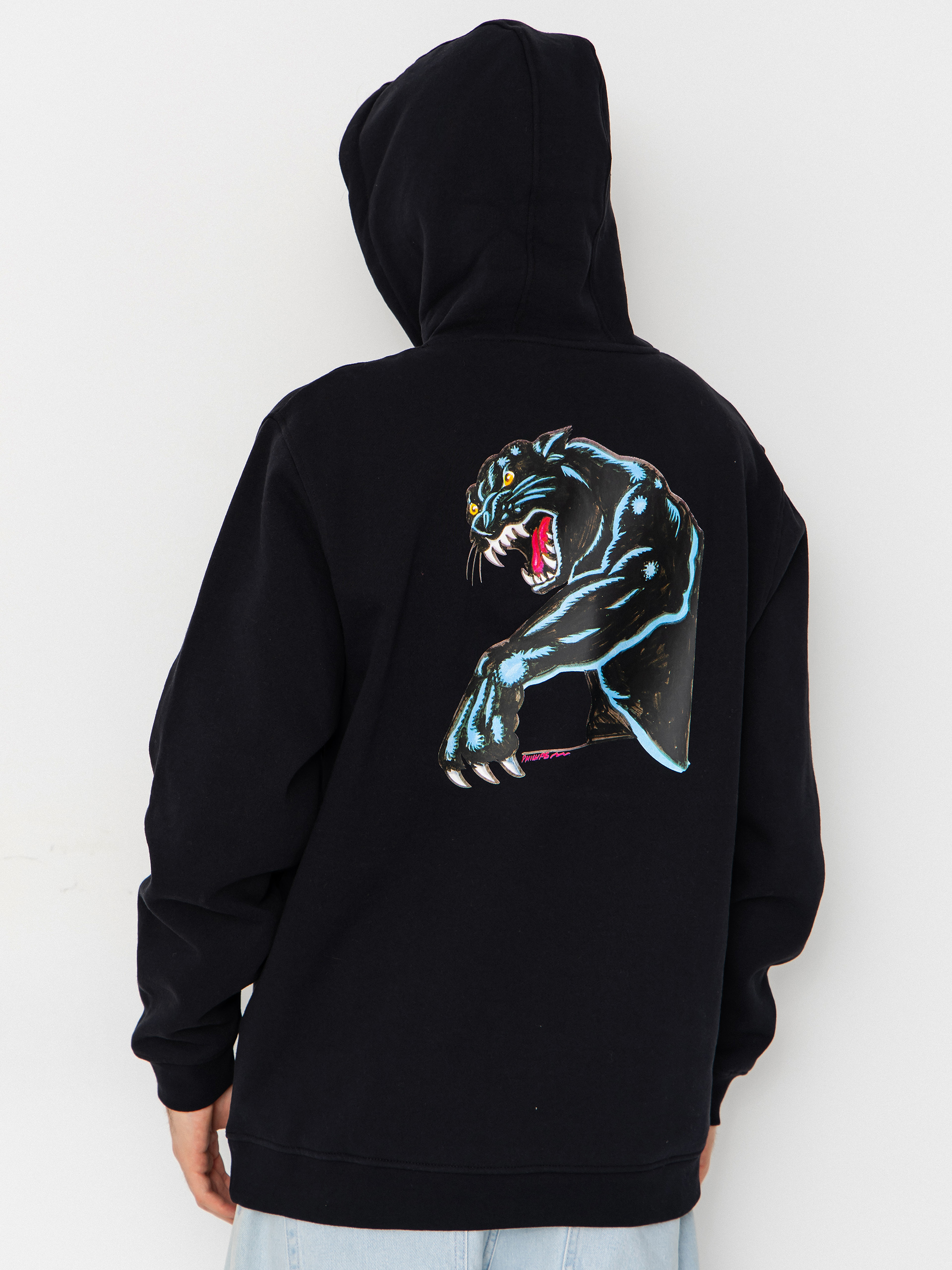 Bluza z kapturem Santa Cruz Natas Sketch Panther HD