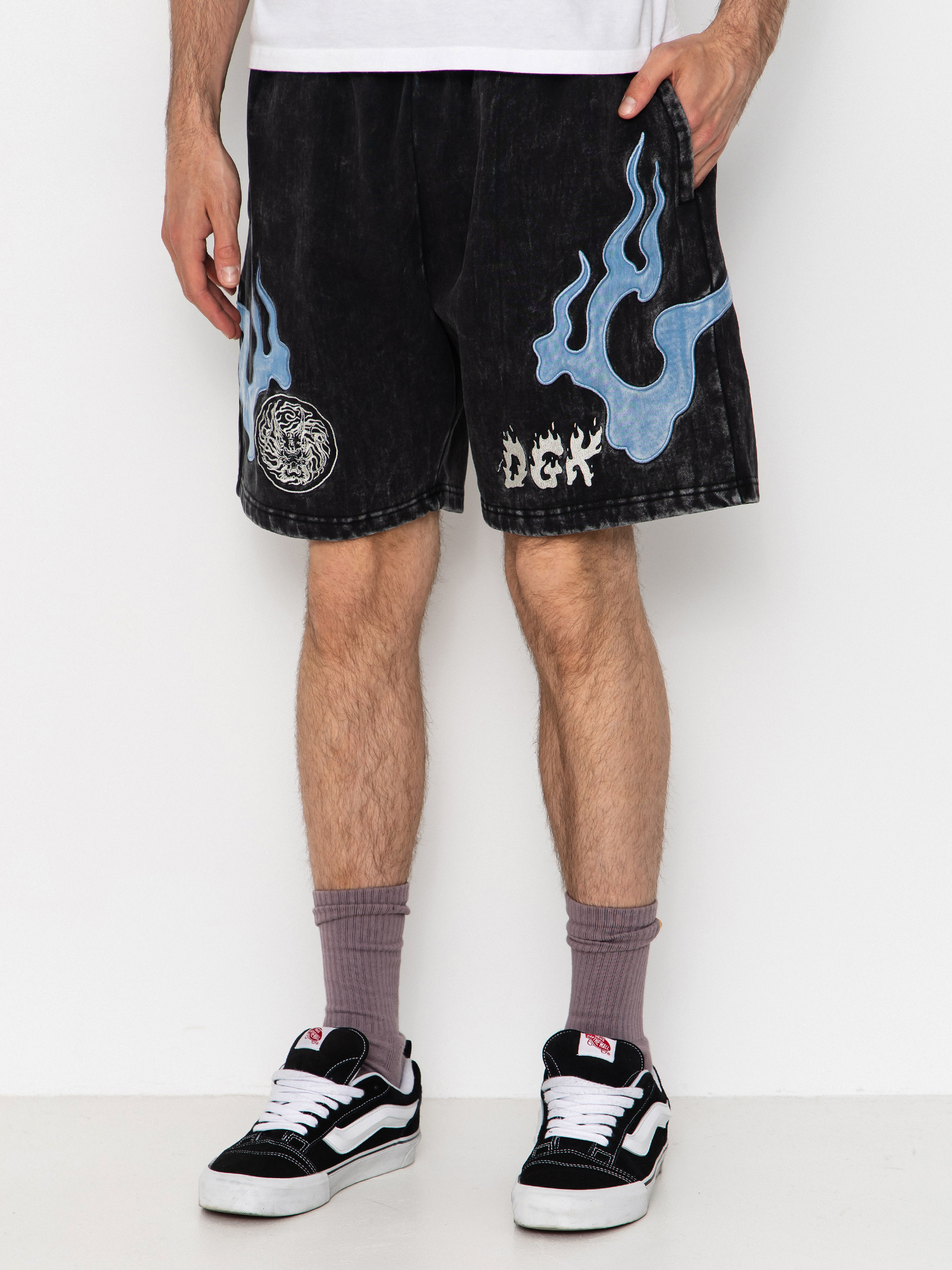 Szorty DGK Storm (washed black)