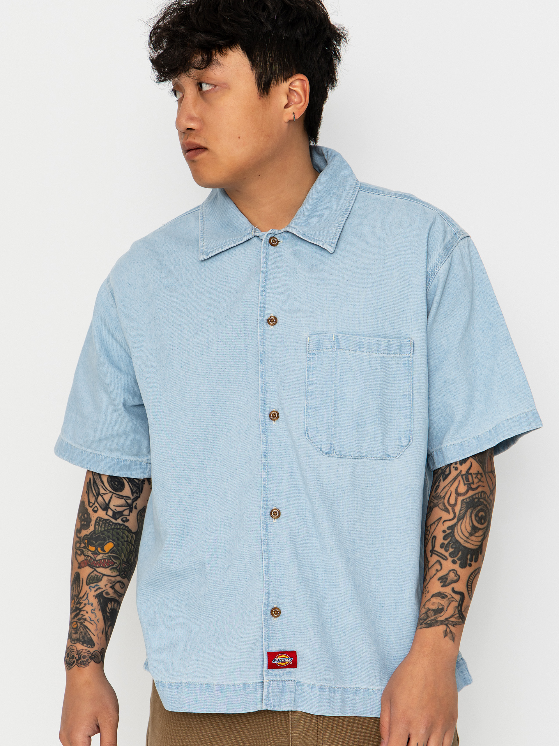 Koszula Dickies Denim (fog blue)
