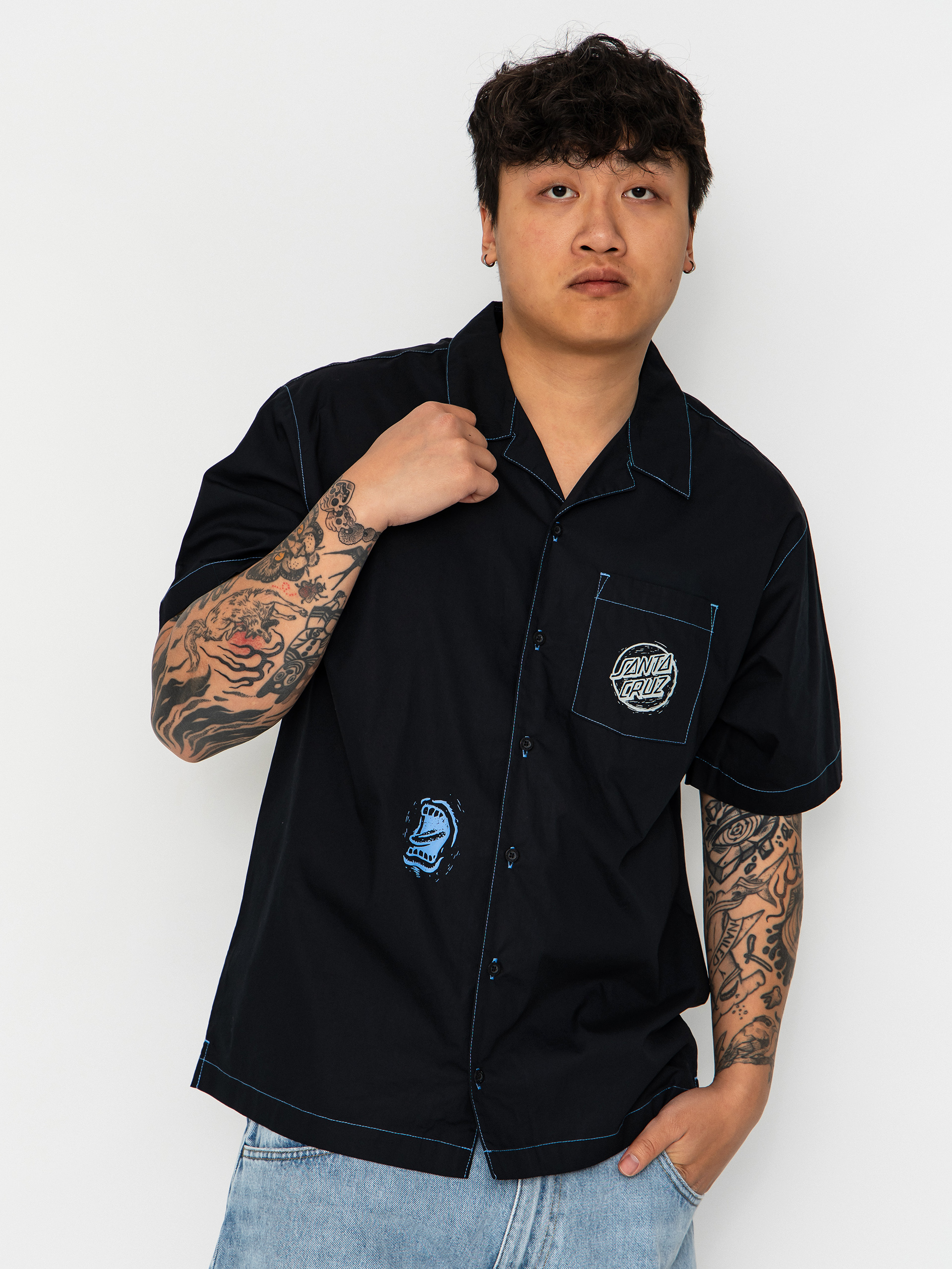Koszula Santa Cruz Stamped (black)