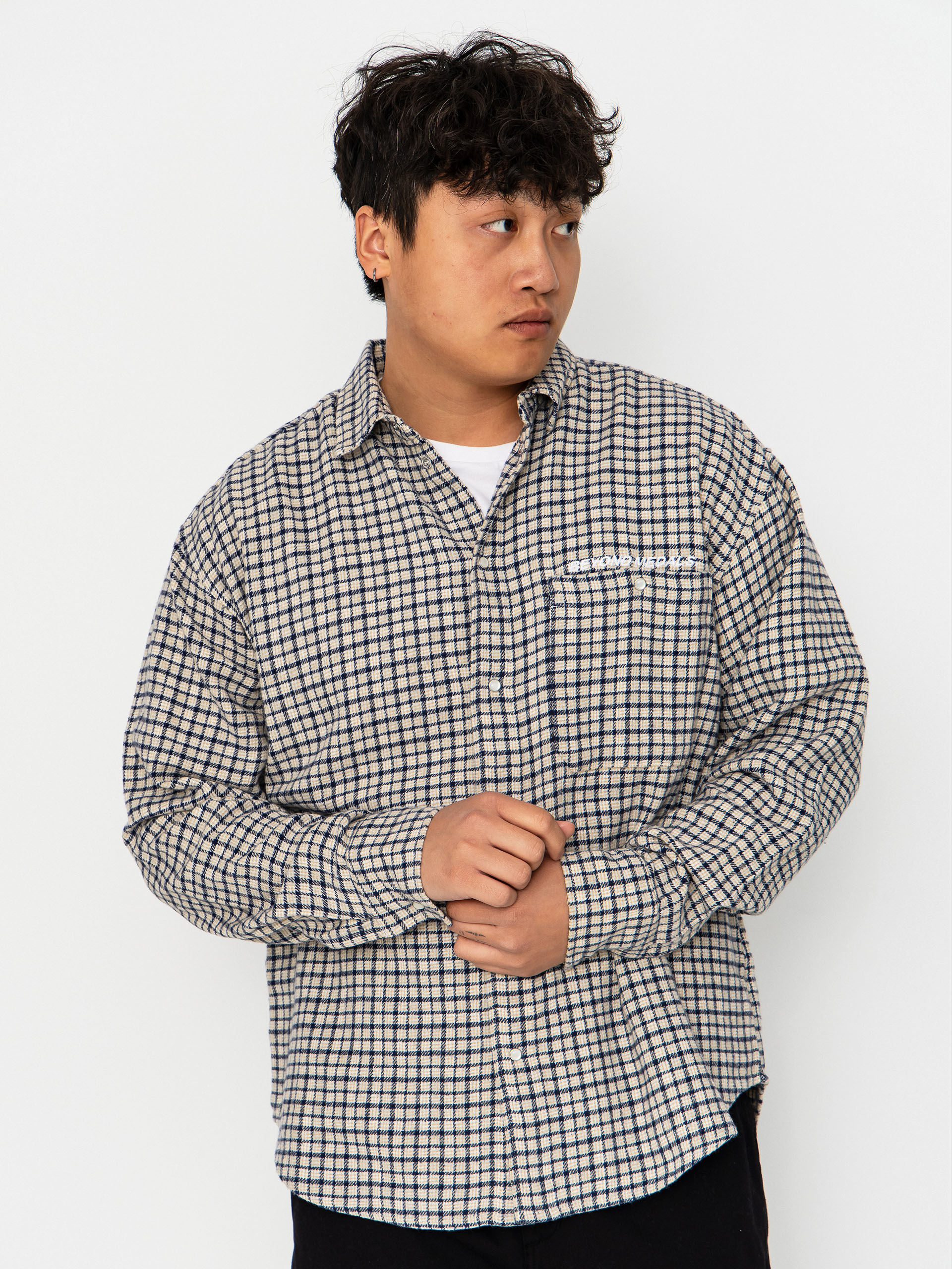 Koszula Beyond Medals Checkered (beige)