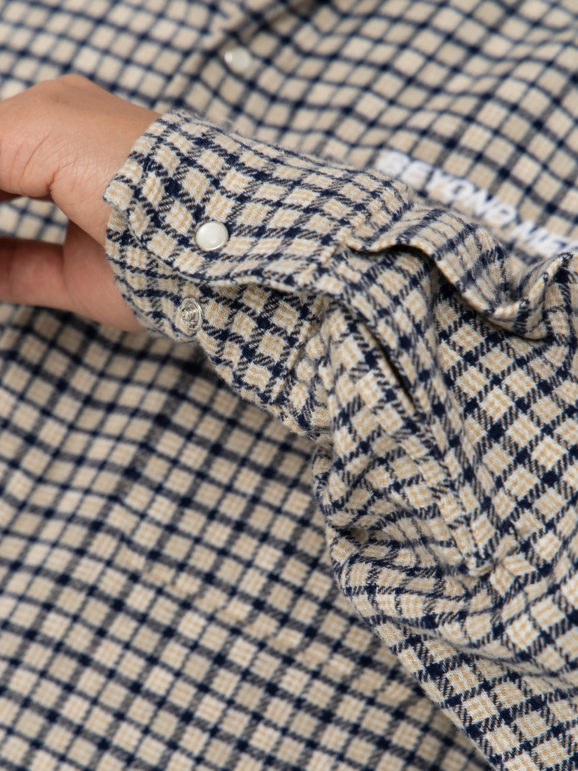 Koszula Beyond Medals Checkered (beige)