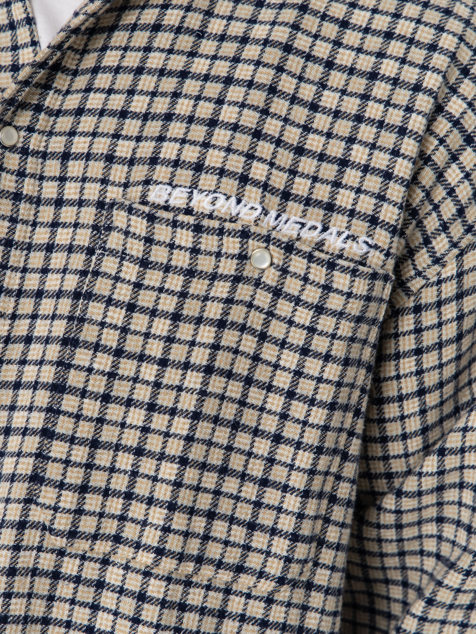 Koszula Beyond Medals Checkered (beige)