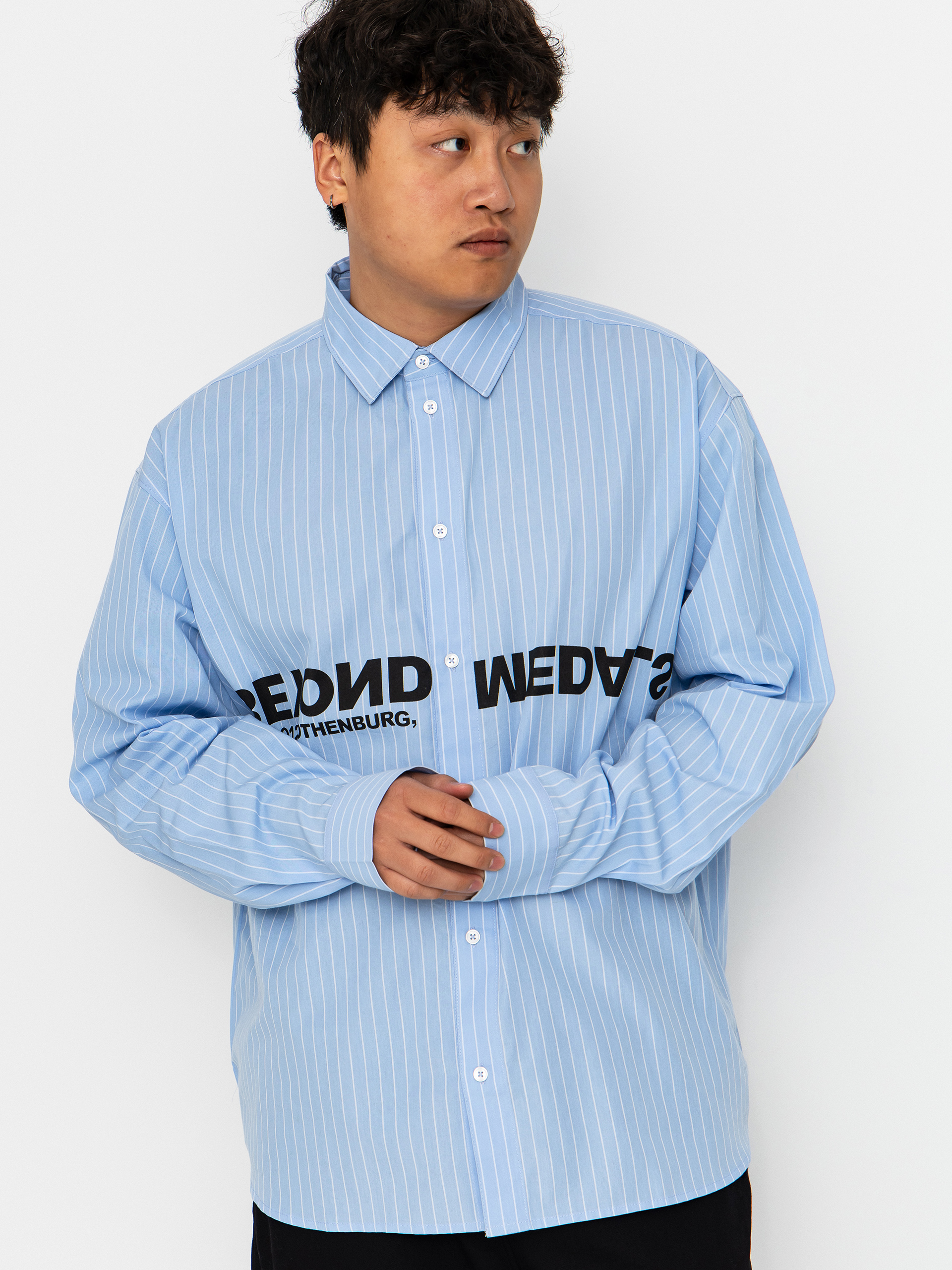 Koszula Beyond Medals Button Up (l.blue)