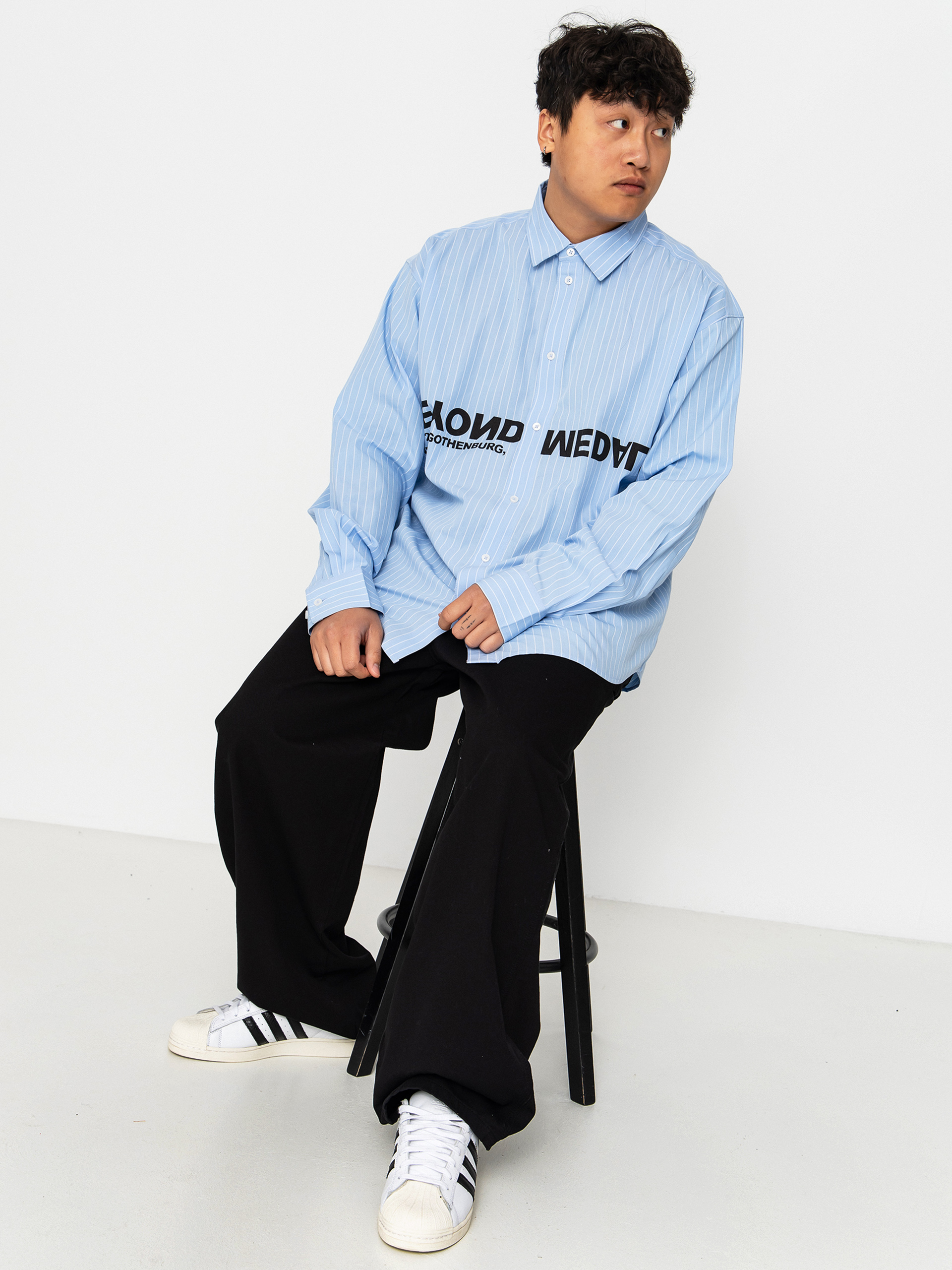 Koszula Beyond Medals Button Up (l.blue)