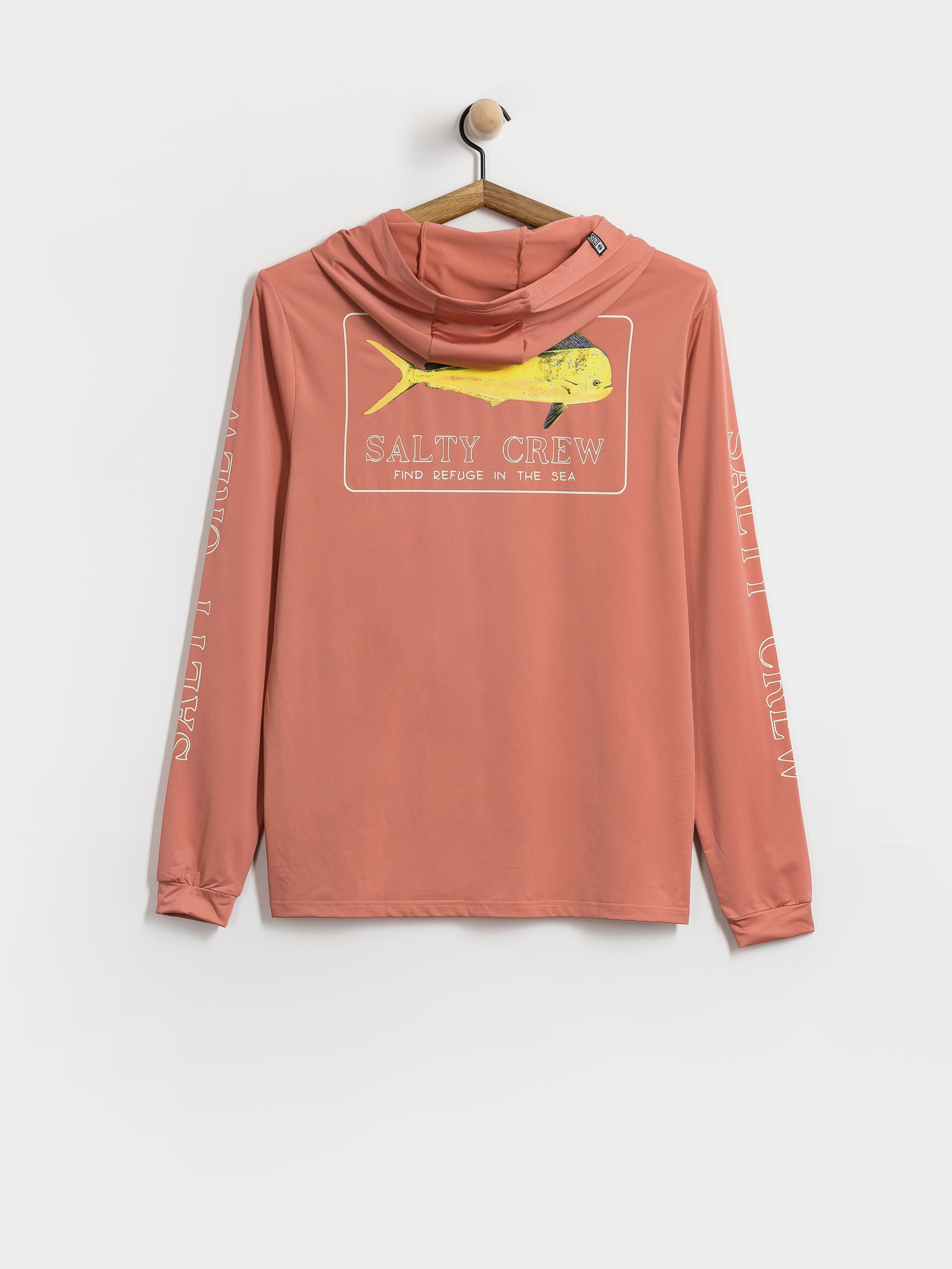 Longsleeve Salty Crew Golden Mahi Hood Sunshirt (coral)