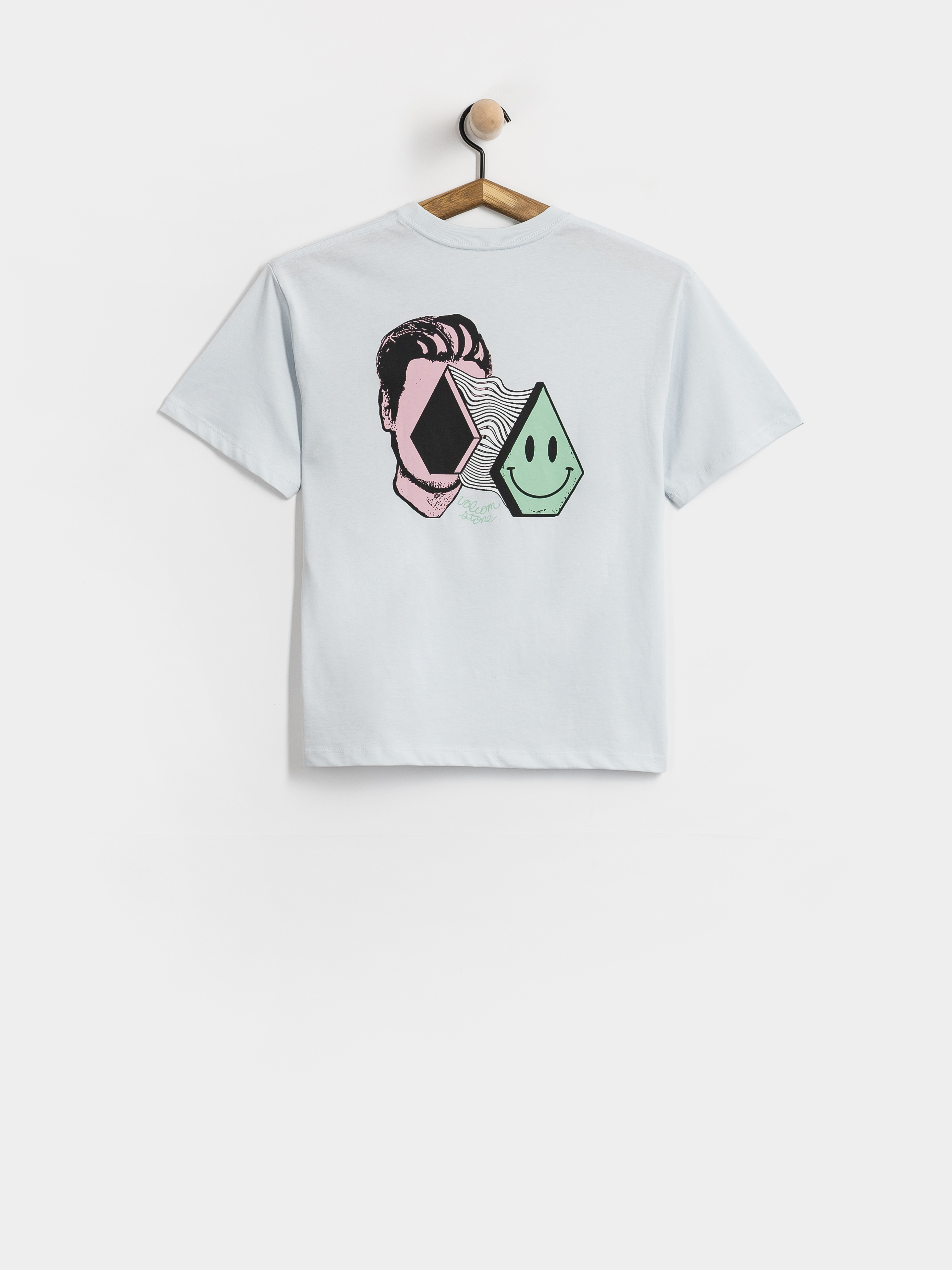 T-shirt Volcom Aura Bsc JR (light blue acid)