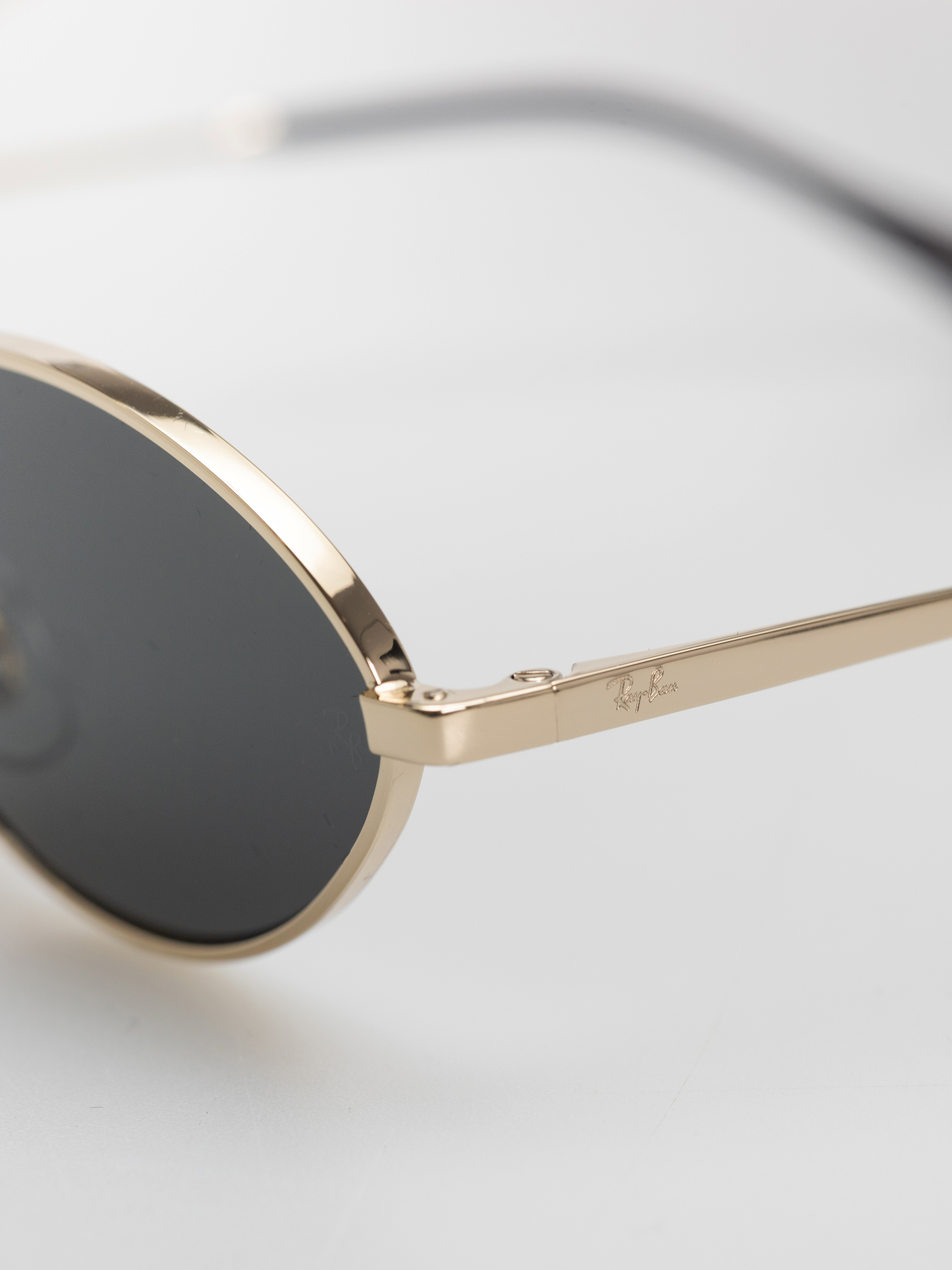Okulary przeciwsłoneczne Ray-Ban Kai (polerowany jasne złoto/ciemnoszary)