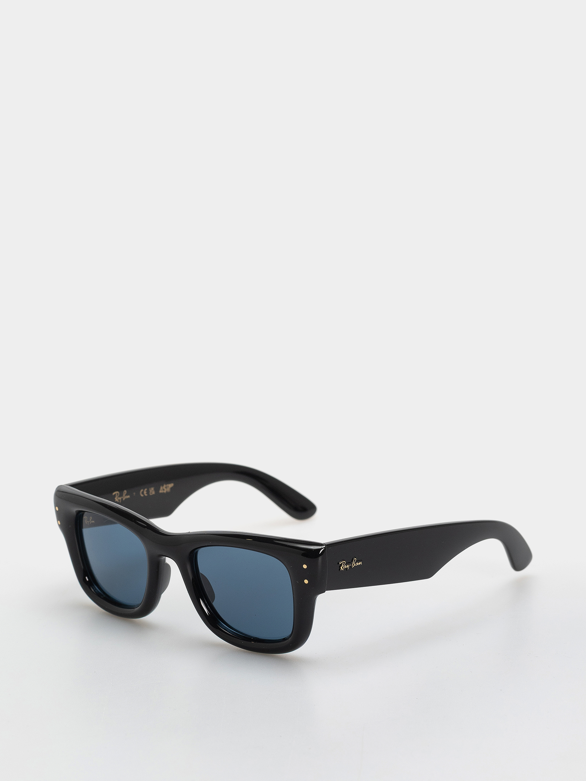 Okulary przeciwsłoneczne Ray-Ban Wayfarer Puffer (polerowany czarny/ciemnoniebieski)