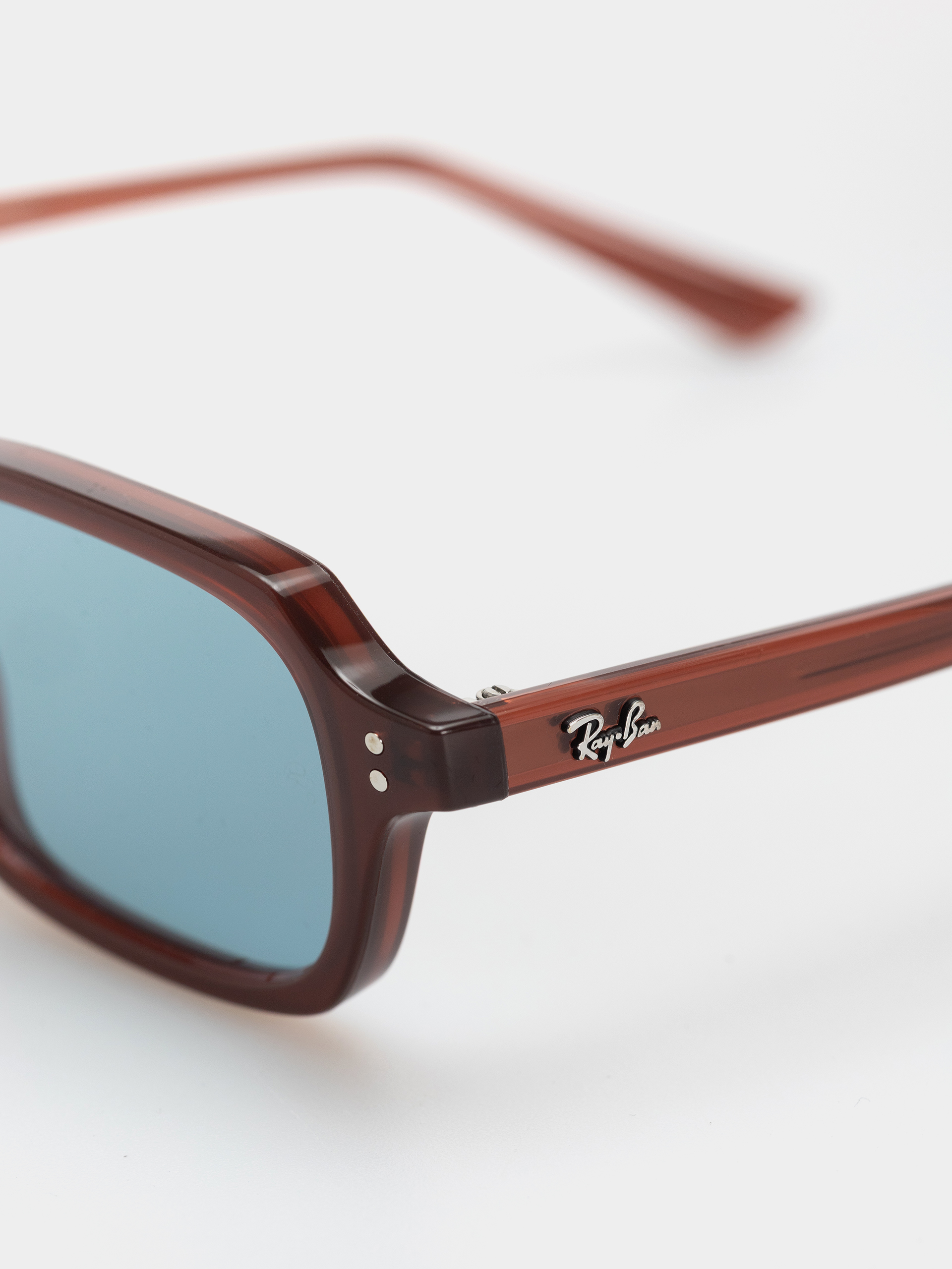 Okulary przeciwsłoneczne Ray-Ban Zuri (polerowany zardzewiały brązowy/niebieski)