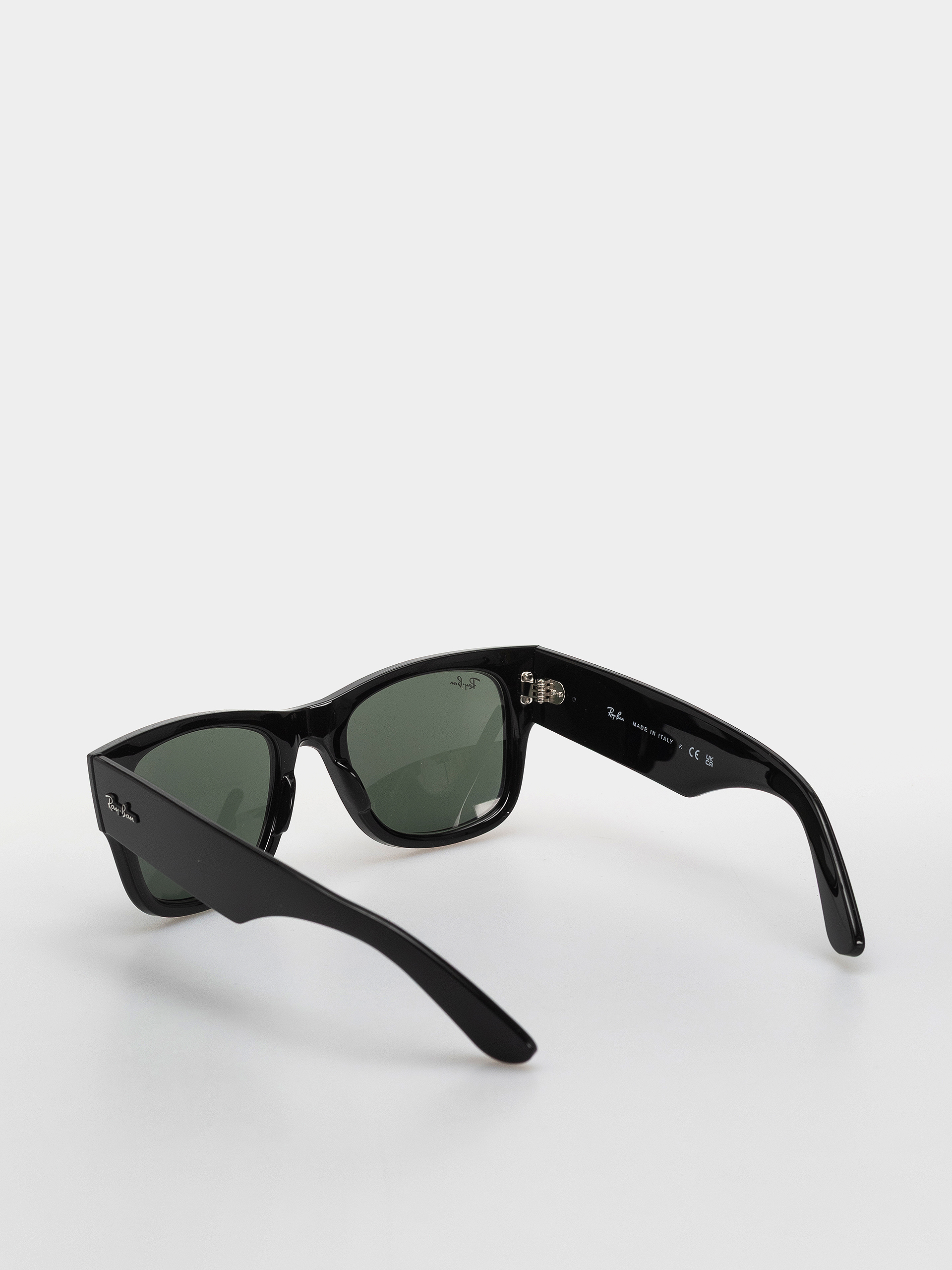 Okulary przeciwsłoneczne Ray-Ban Mega Wayfarer (polerowany czarny/zielony)