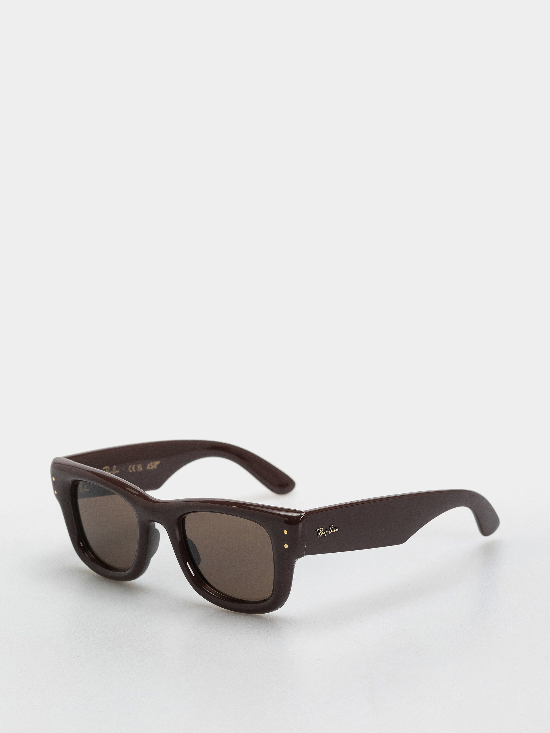 Okulary przeciwsu0142oneczne Ray-Ban Wayfarer Puffer (polerowany ciemnobru0105zowy/ciemnobru0105zowy)