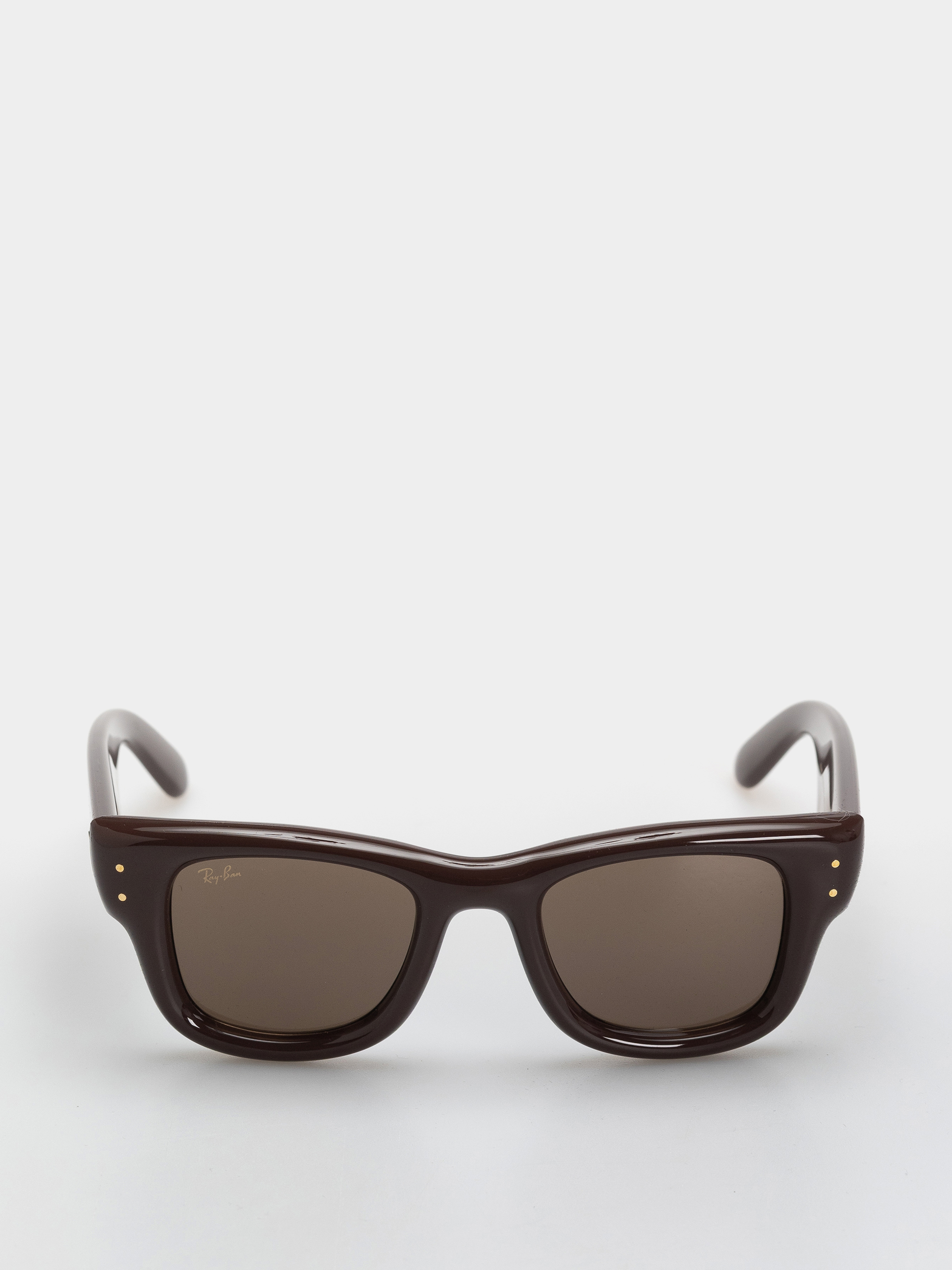 Okulary przeciwsłoneczne Ray-Ban Wayfarer Puffer (polerowany ciemnobrązowy/ciemnobrązowy)