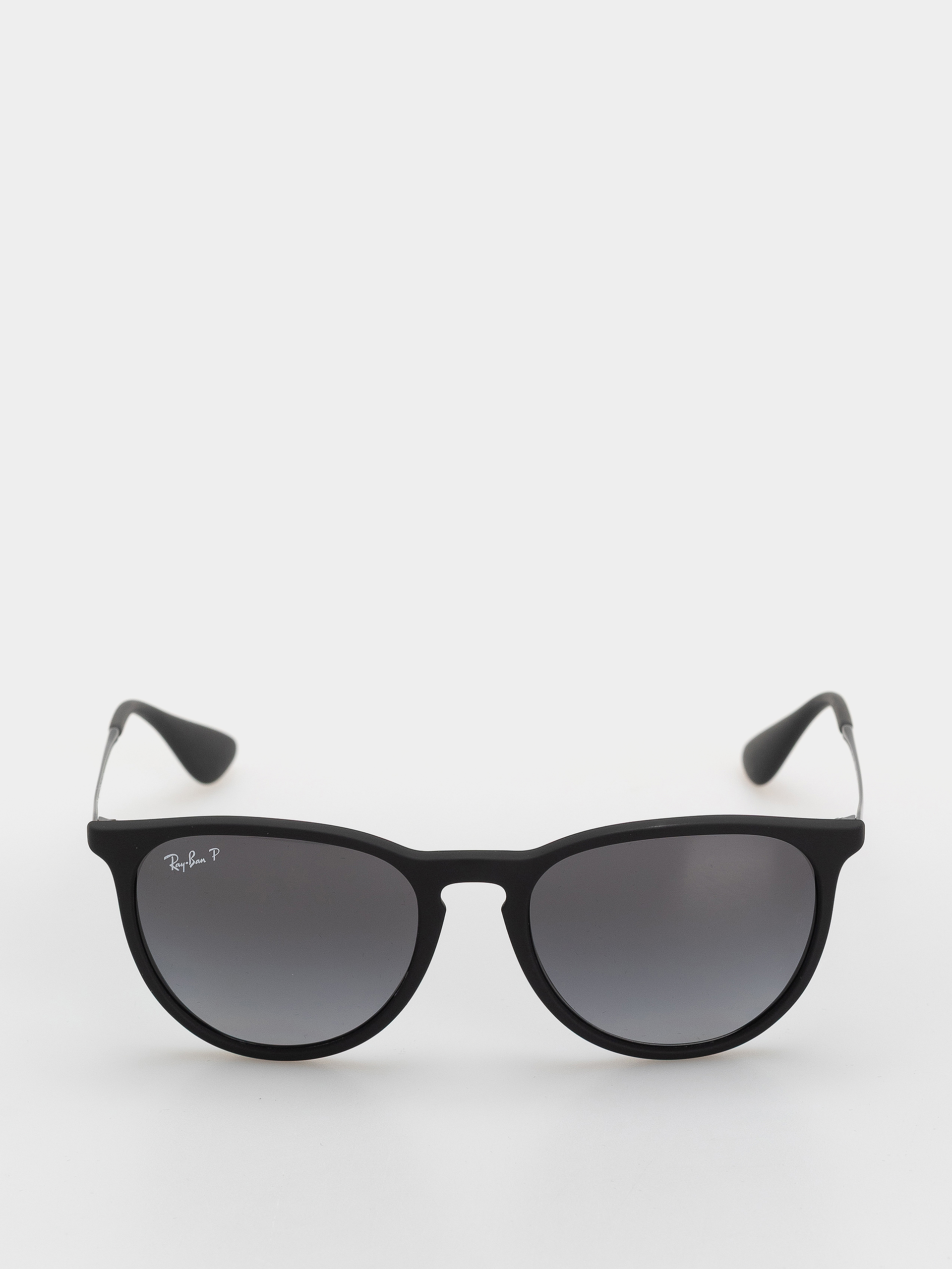 Okulary przeciwsłoneczne Ray-Ban Erika (matowy guma czarny/polaryzacyjne szary)