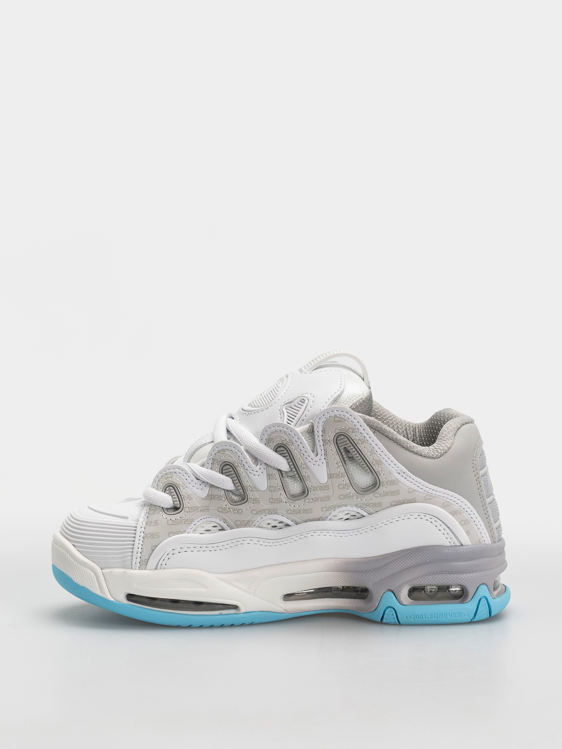 Buty Osiris D3 2001 (white/grey/baby blue)