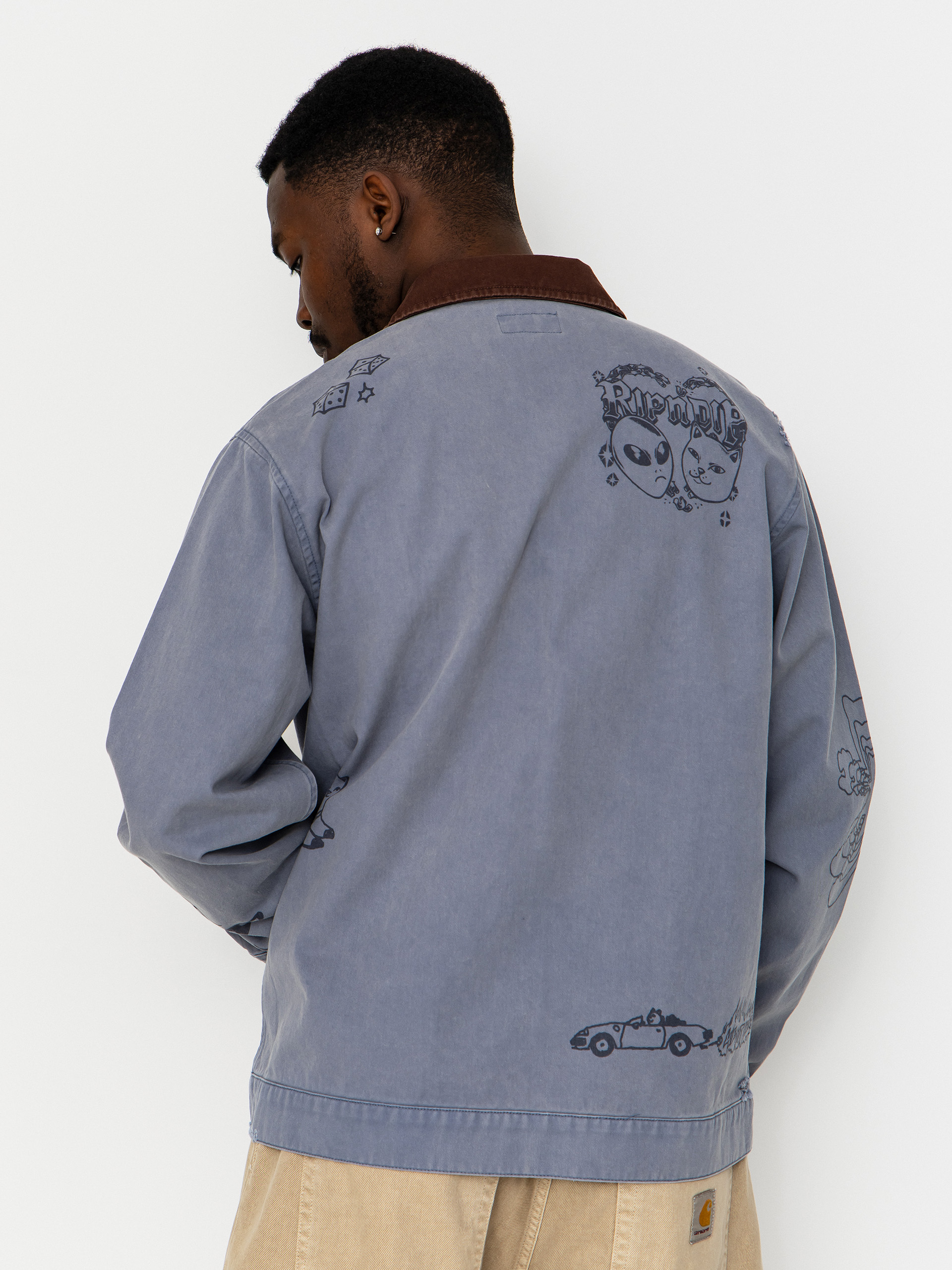 Kurtka RipNDip Westside Zip Up Work (slate)