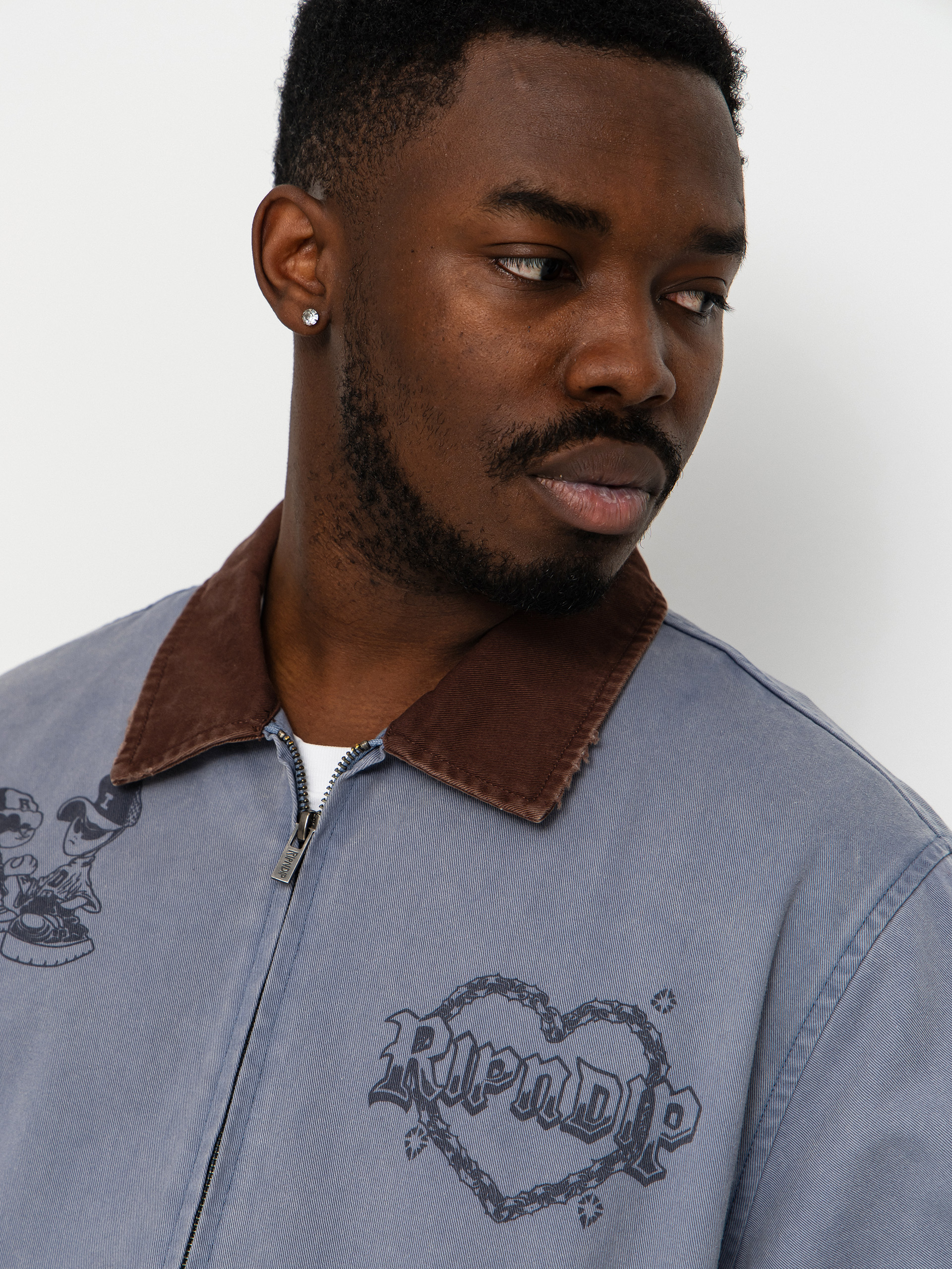 Kurtka RipNDip Westside Zip Up Work (slate)