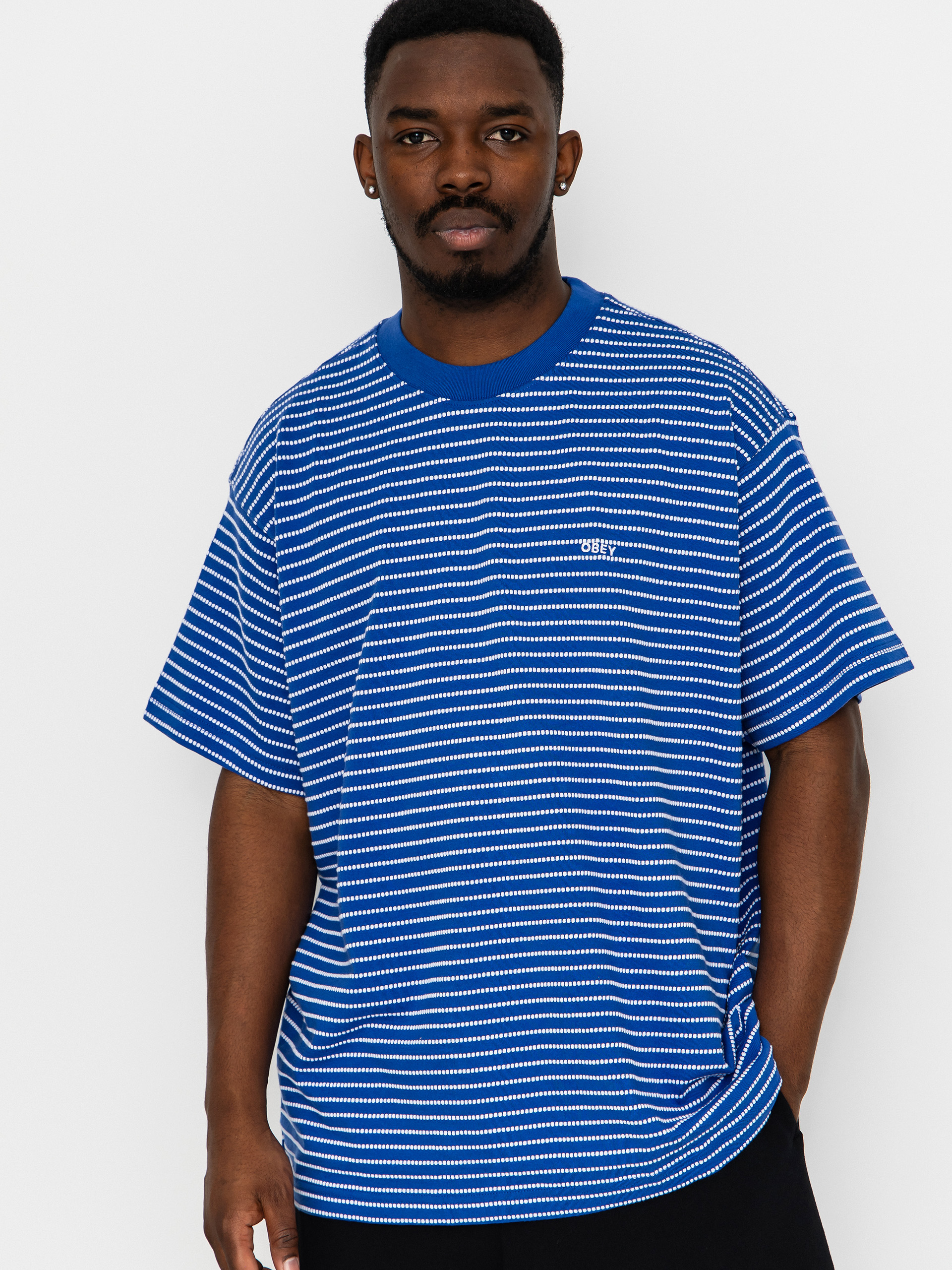 T-shirt OBEY Edwin (blue multi)