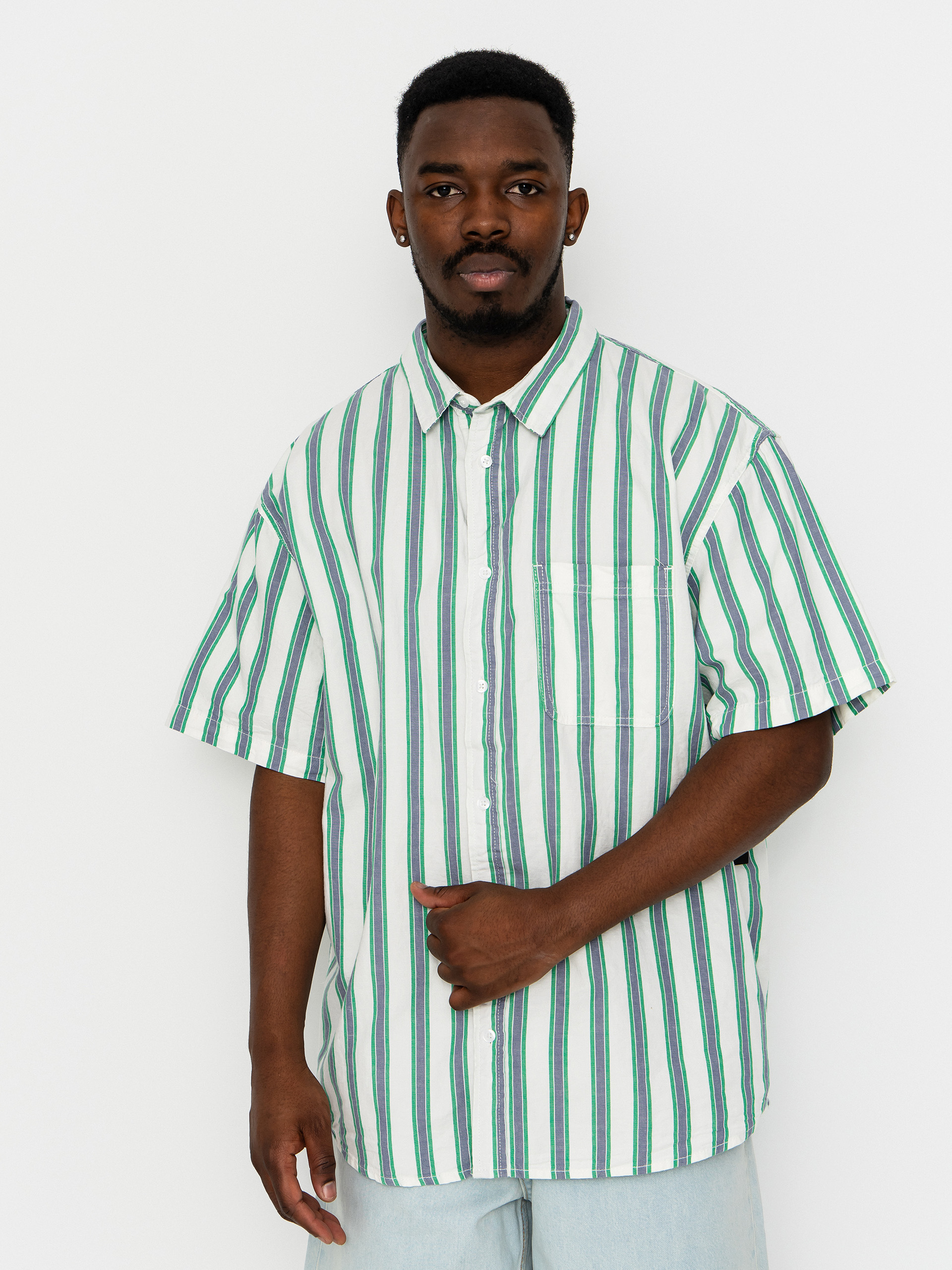 Koszula Vans Lawson Stripe (white/vivid ver)