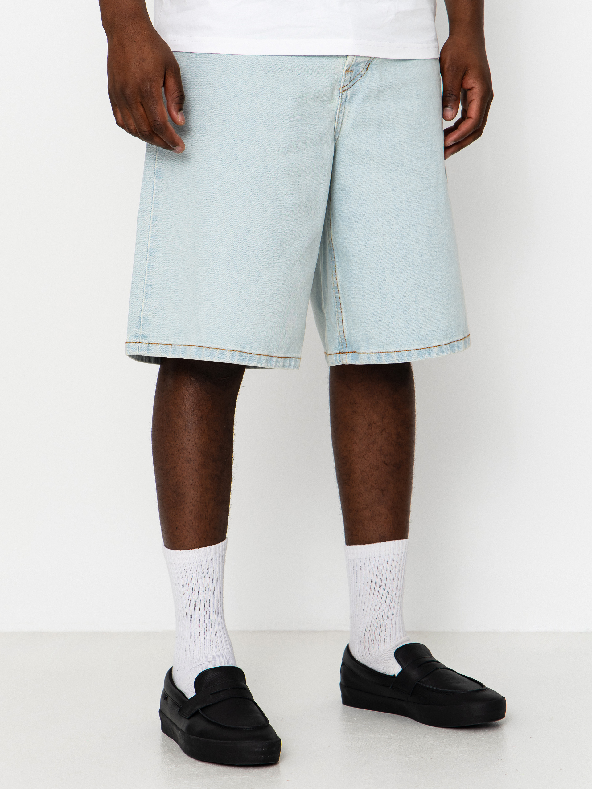 Szorty Vans Lx Check 5 Baggy Denim (blue ice)