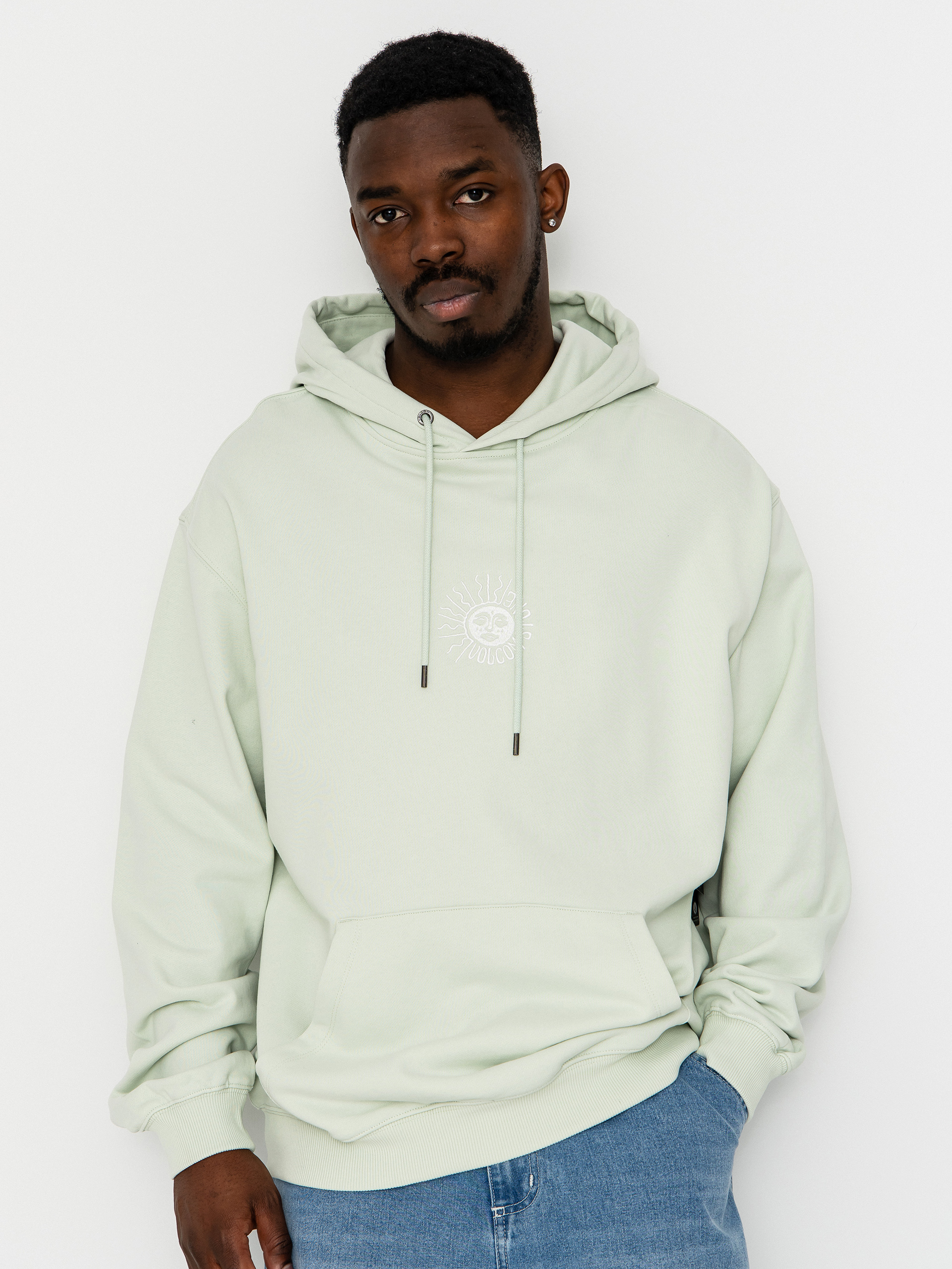 Bluza z kapturem Volcom Handerry HD (pale aqua)