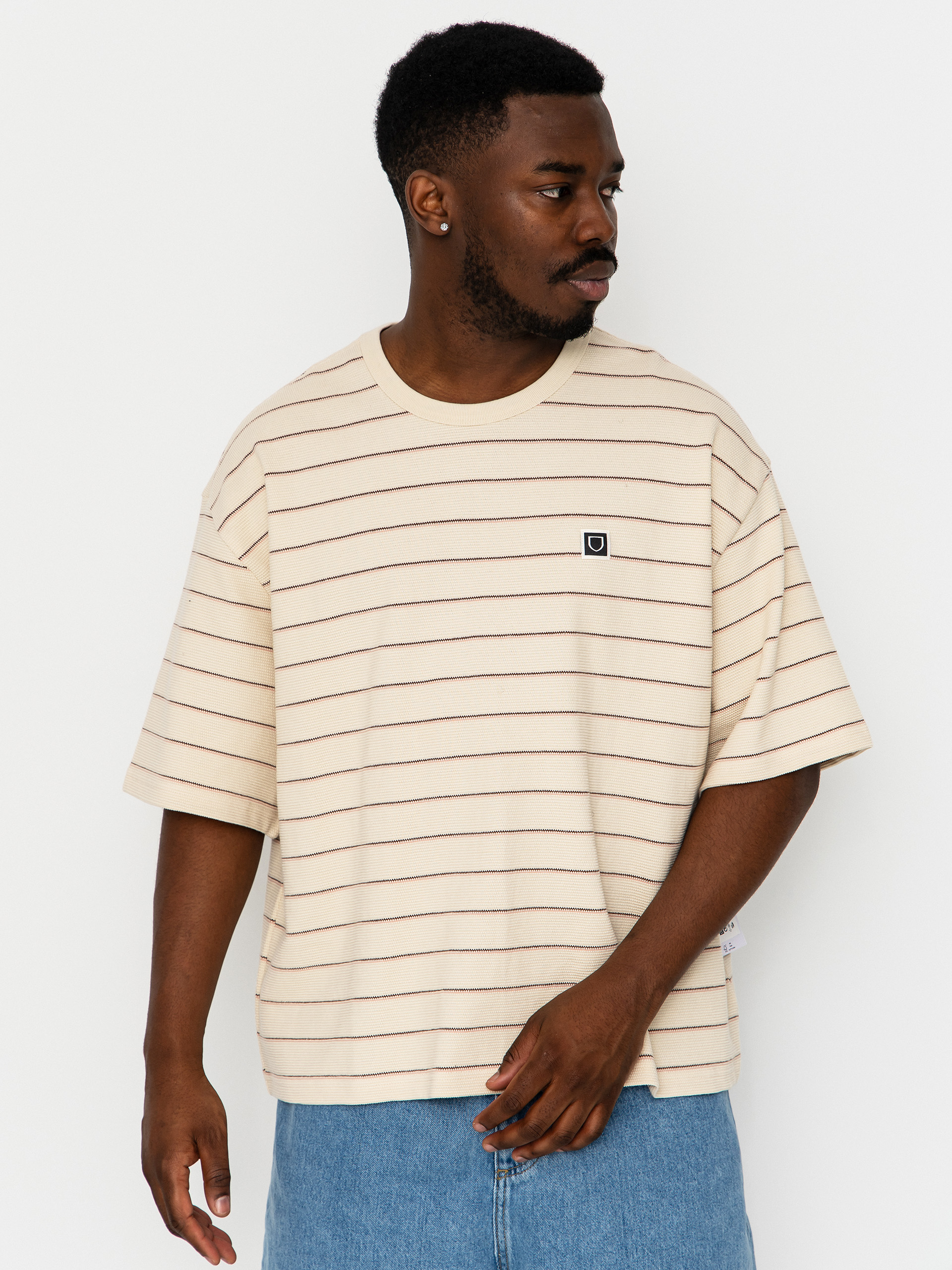 T-shirt Brixton Shield Pique Boxy Knit