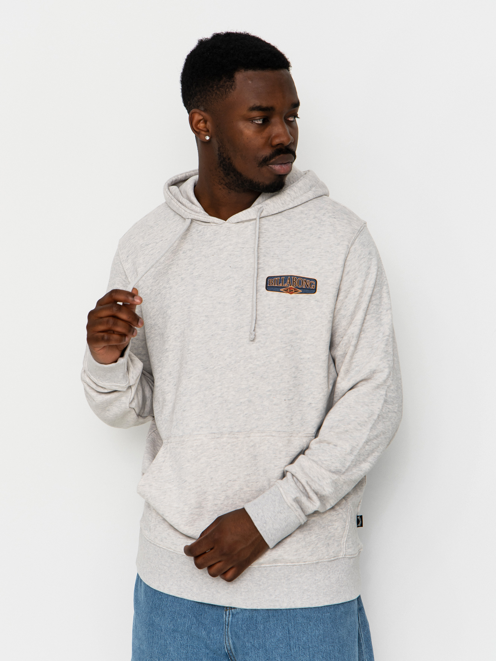 Bluza z kapturem Billabong Foundation HD (light grey heather)