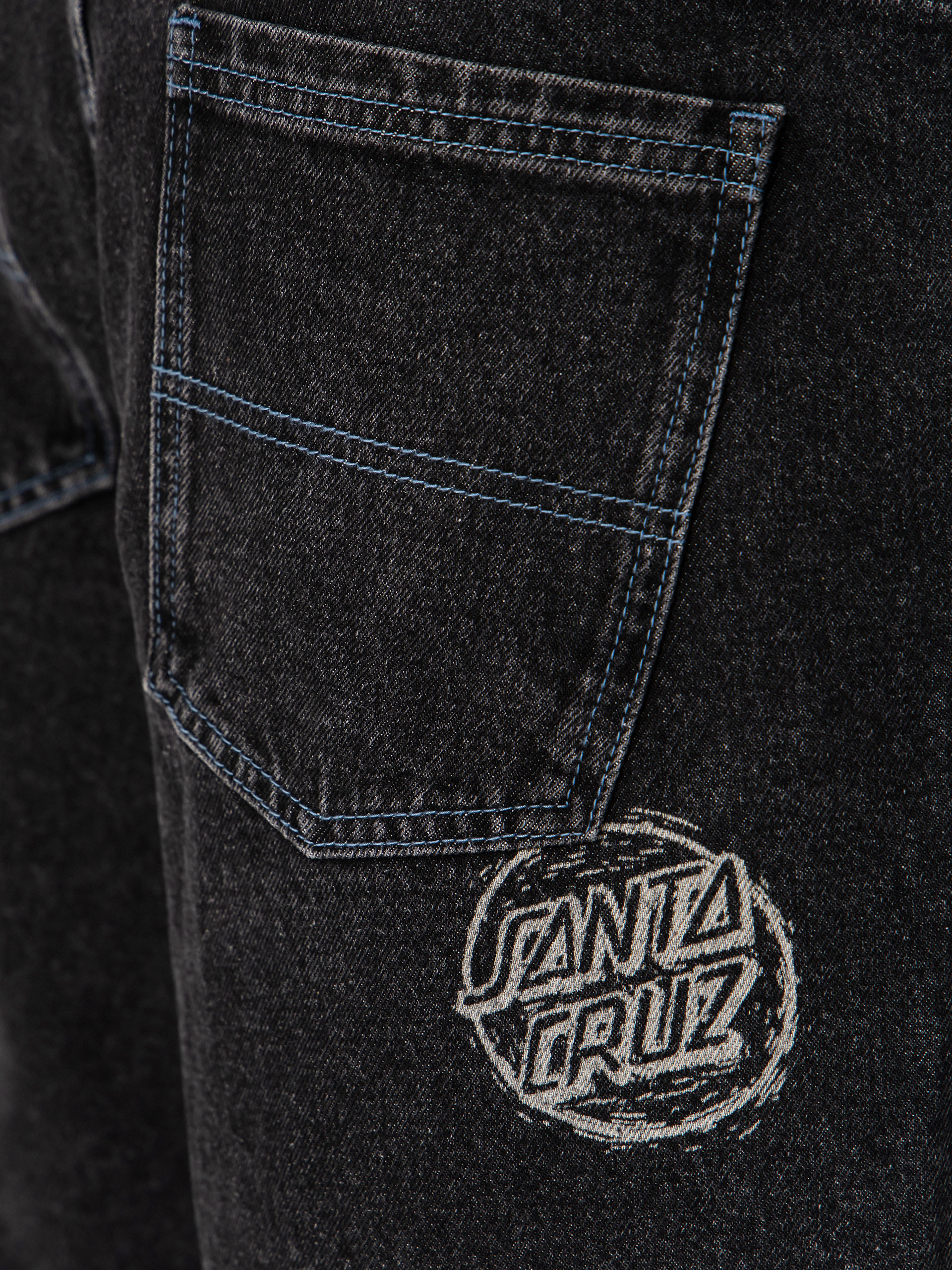 Szorty Santa Cruz Stamped Big (black)