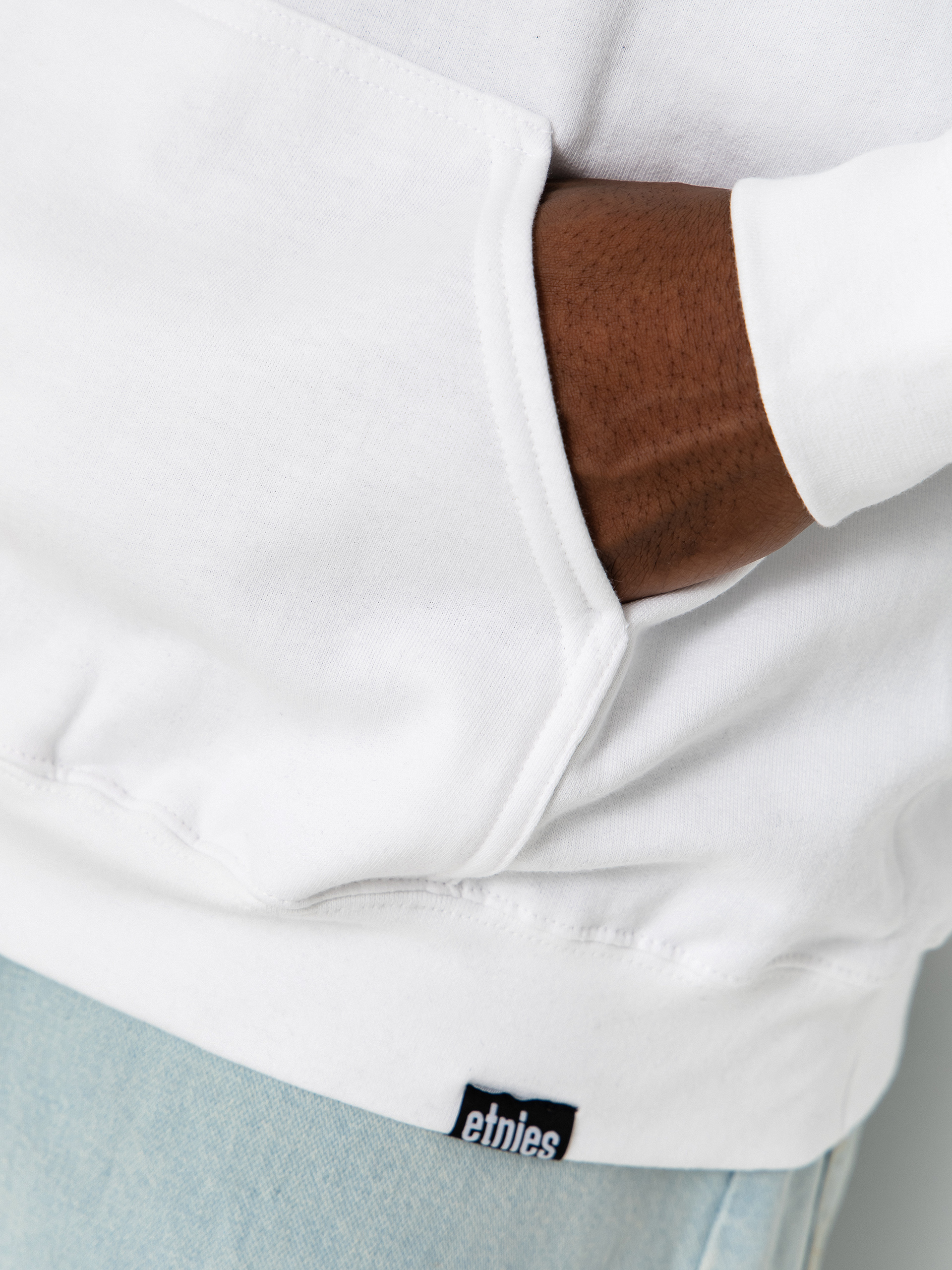 Bluza z kapturem Etnies Icon E HD (white/navy)