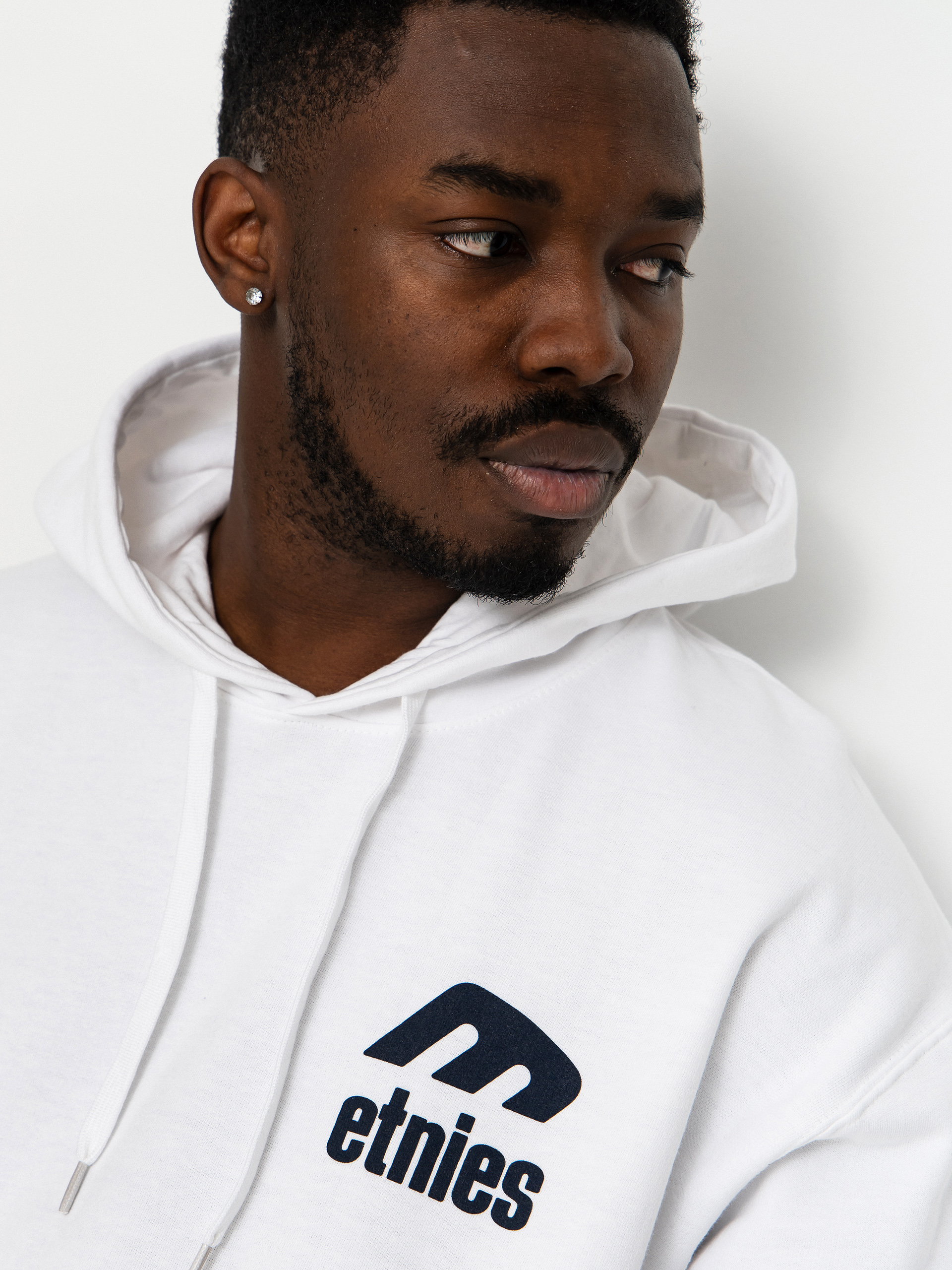 Bluza z kapturem Etnies Icon E HD (white/navy)