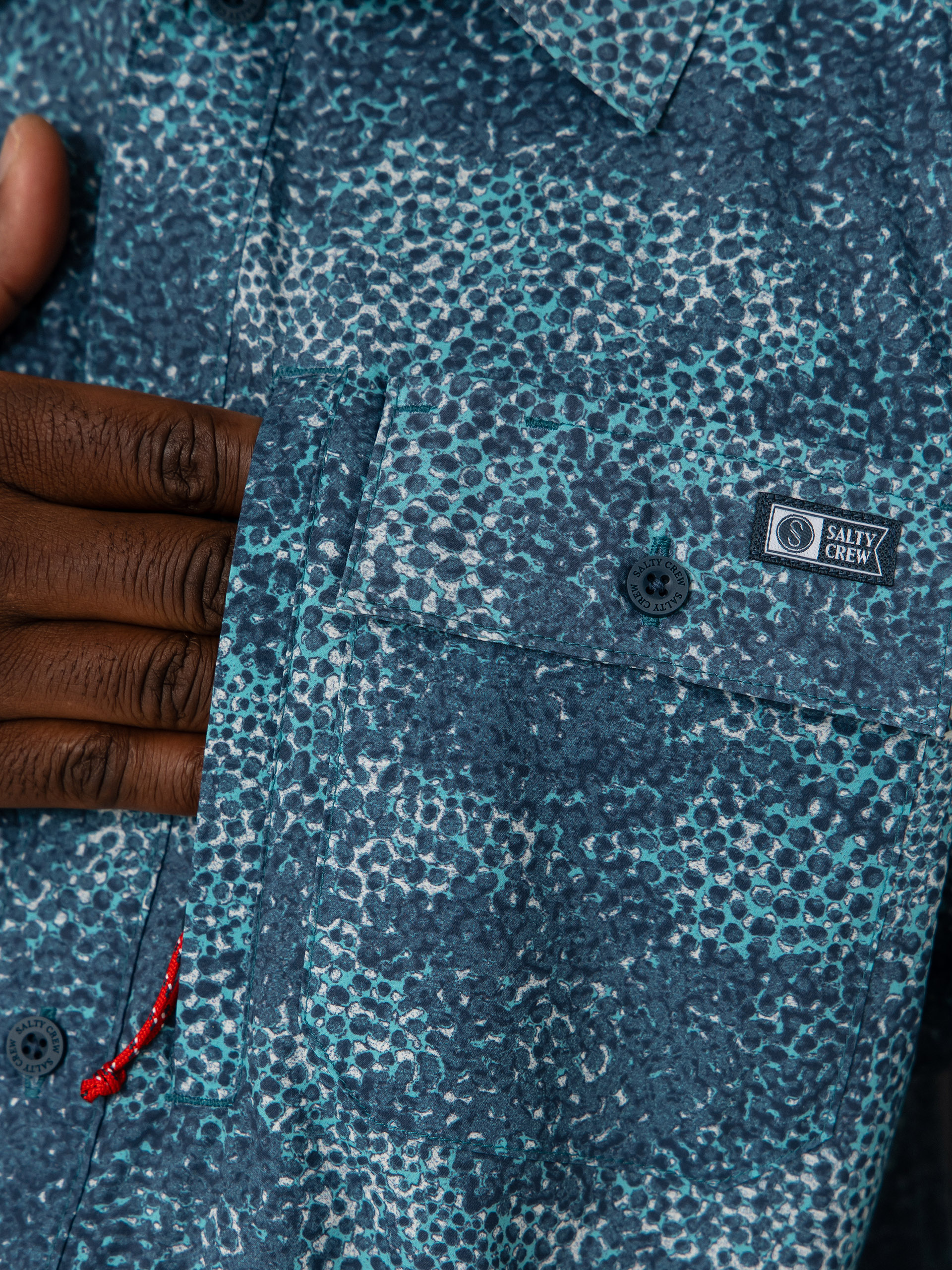 Koszula Salty Crew Flagship Uv Button Up (dark navy)