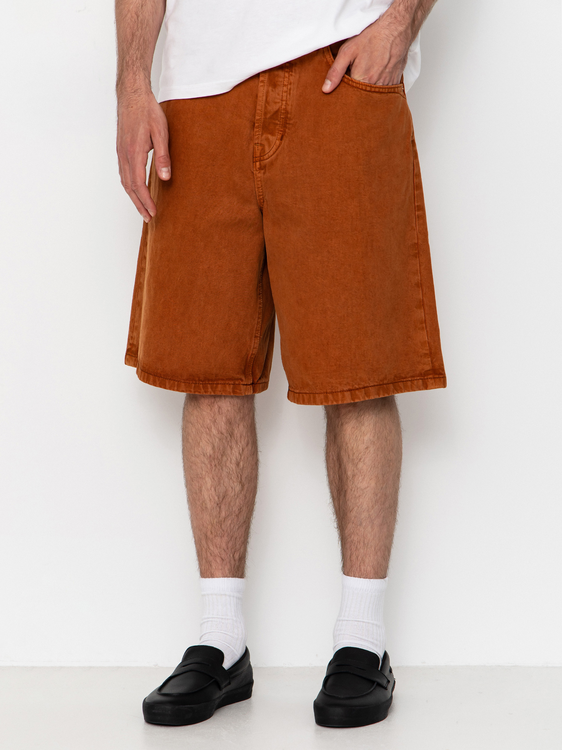 Szorty Vans Lx Check 5 Baggy Denim (glazed ginger)