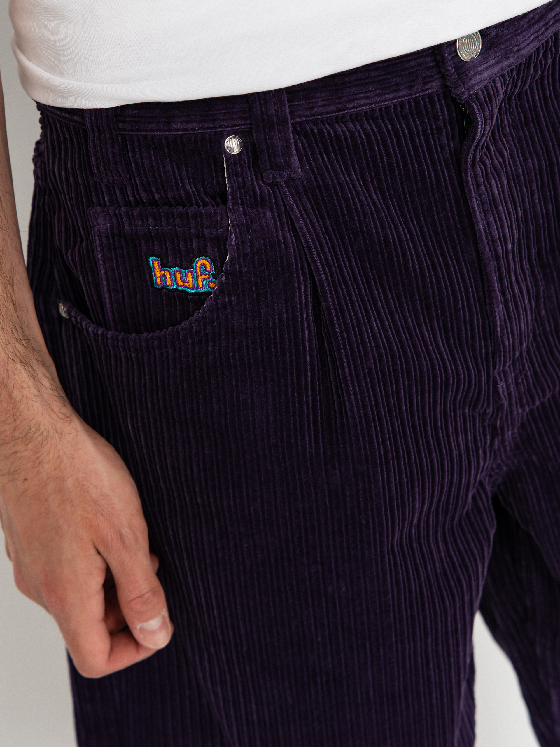 Szorty HUF Cromer Corduroy (dark berry)