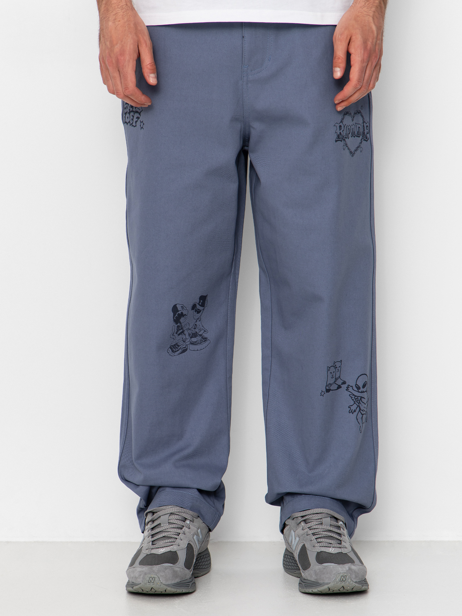Spodnie RipNDip Westside Wide Fit (slate)