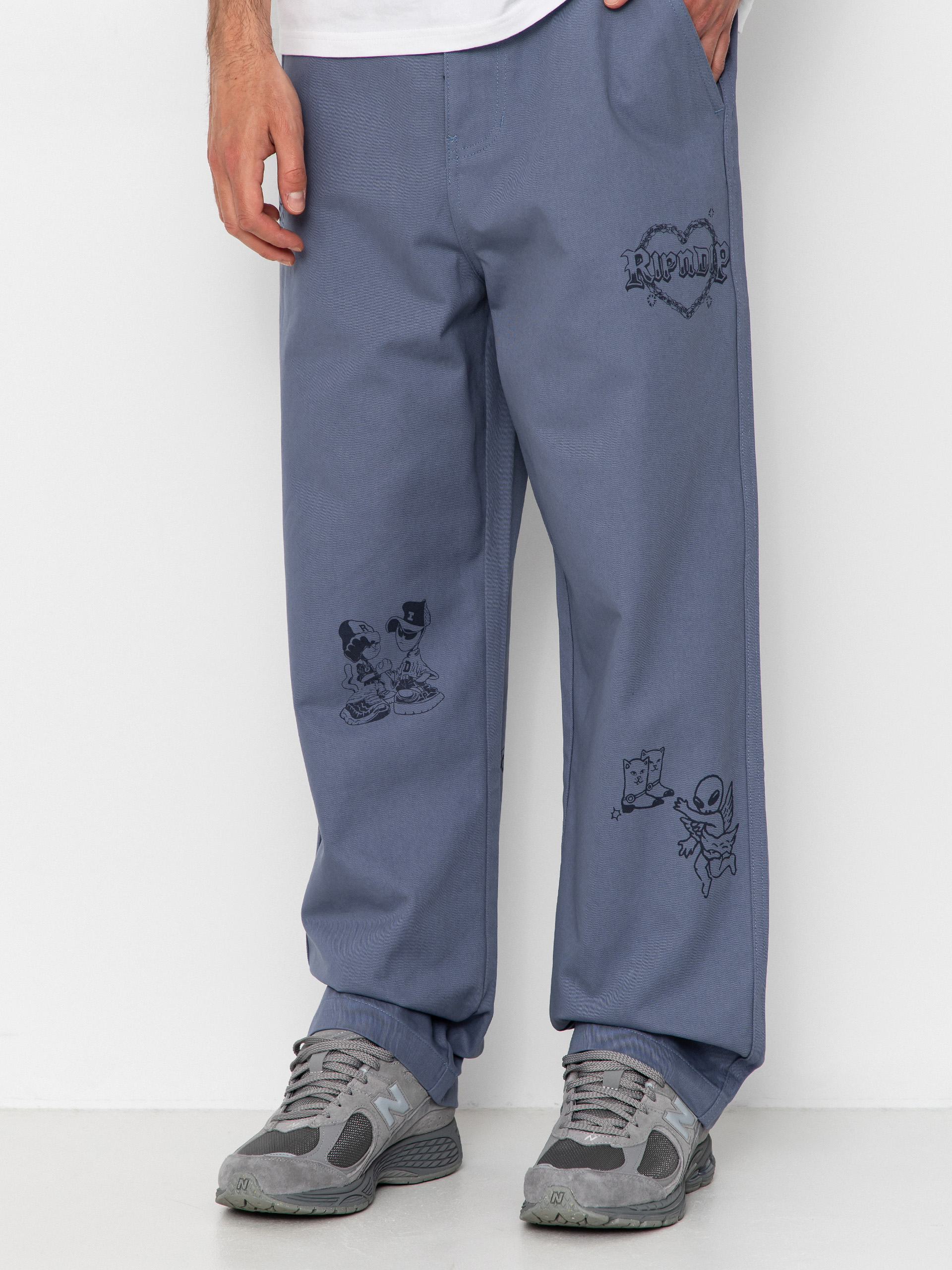 Spodnie RipNDip Westside Wide Fit (slate)