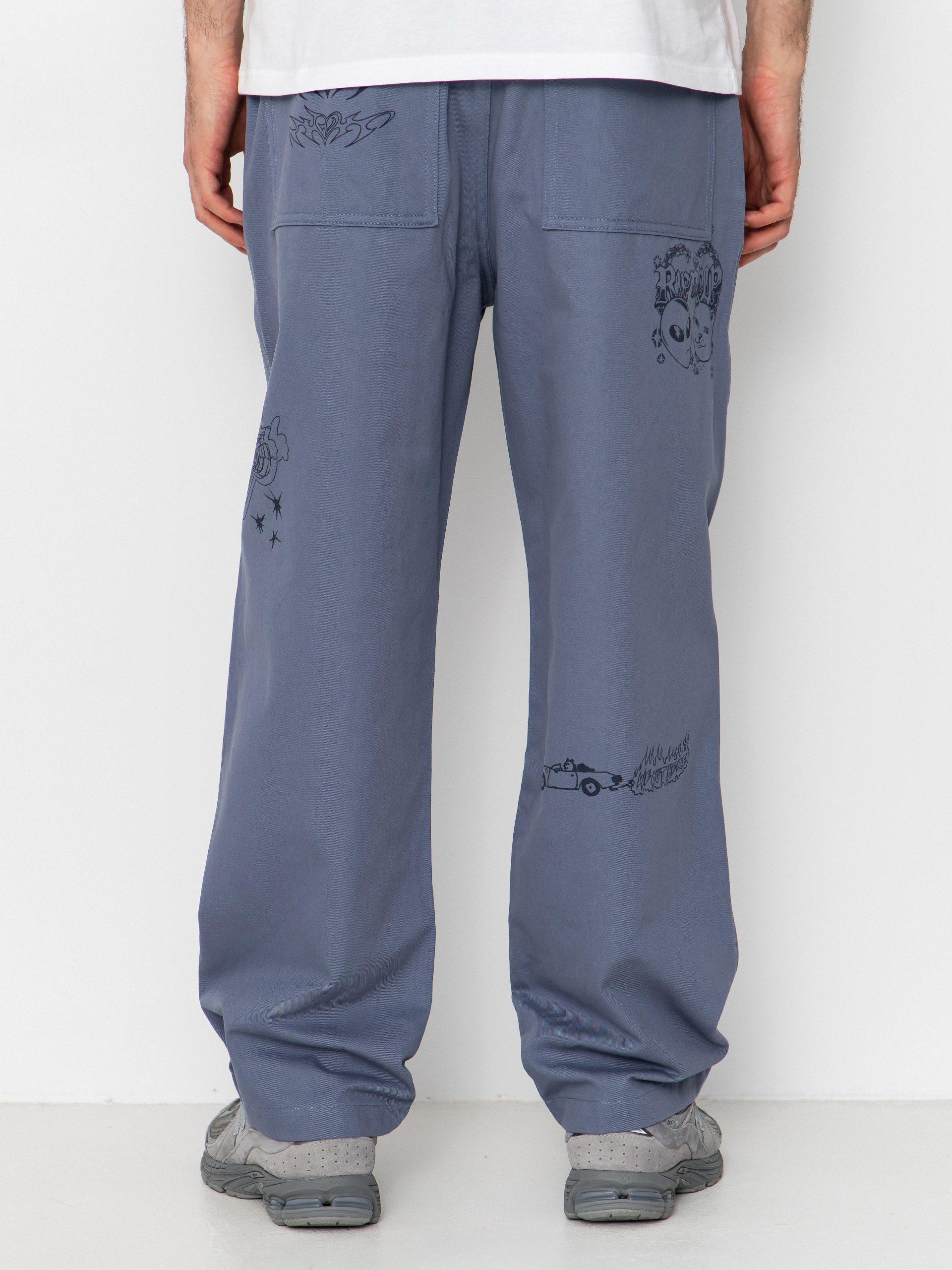 Spodnie RipNDip Westside Wide Fit (slate)